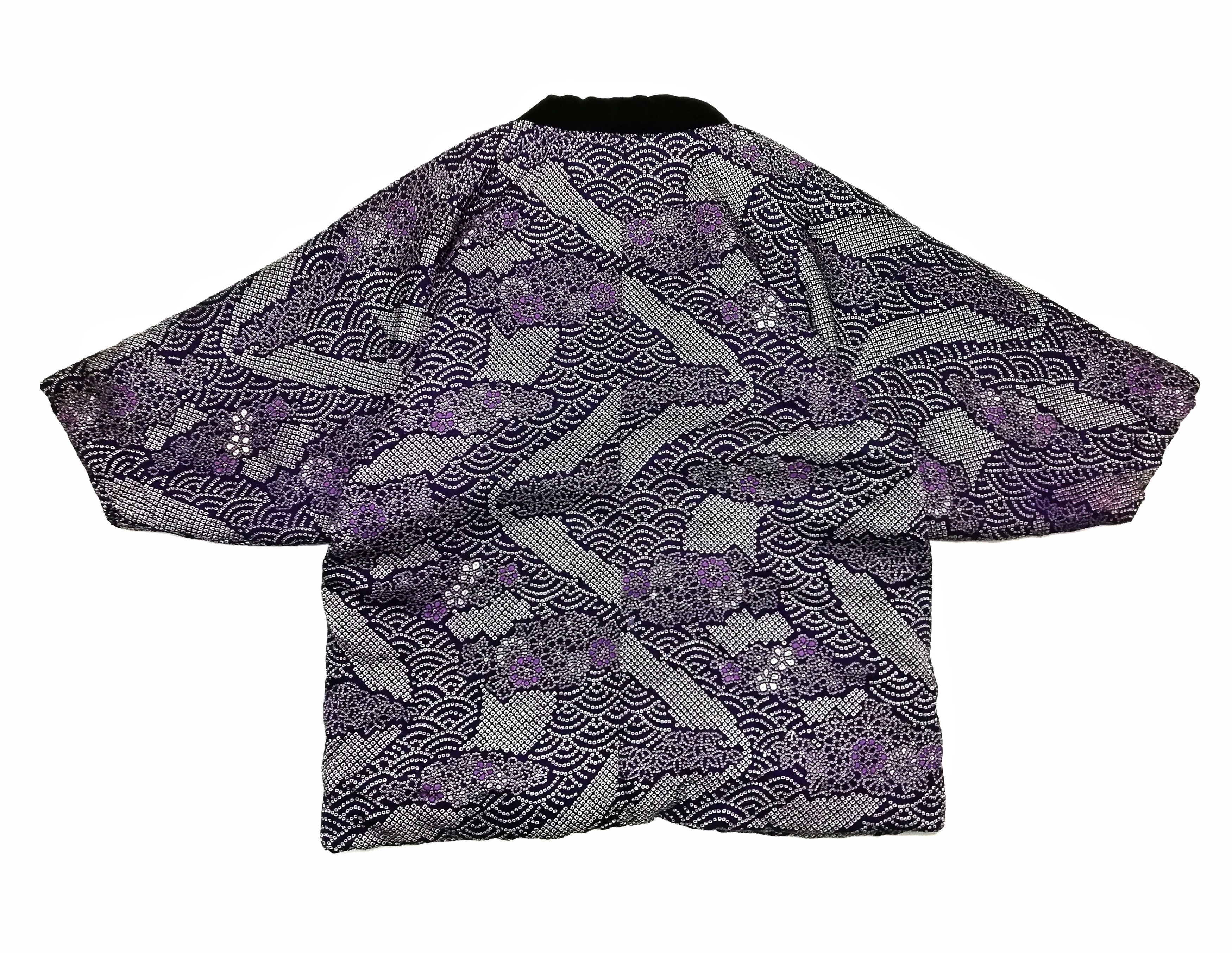 Japanese Brand 🔥Japan Acetate/Nylon Hanten Kimono Traditional Overprinte Size US M / EU 48-50 / 2 - 5 Thumbnail