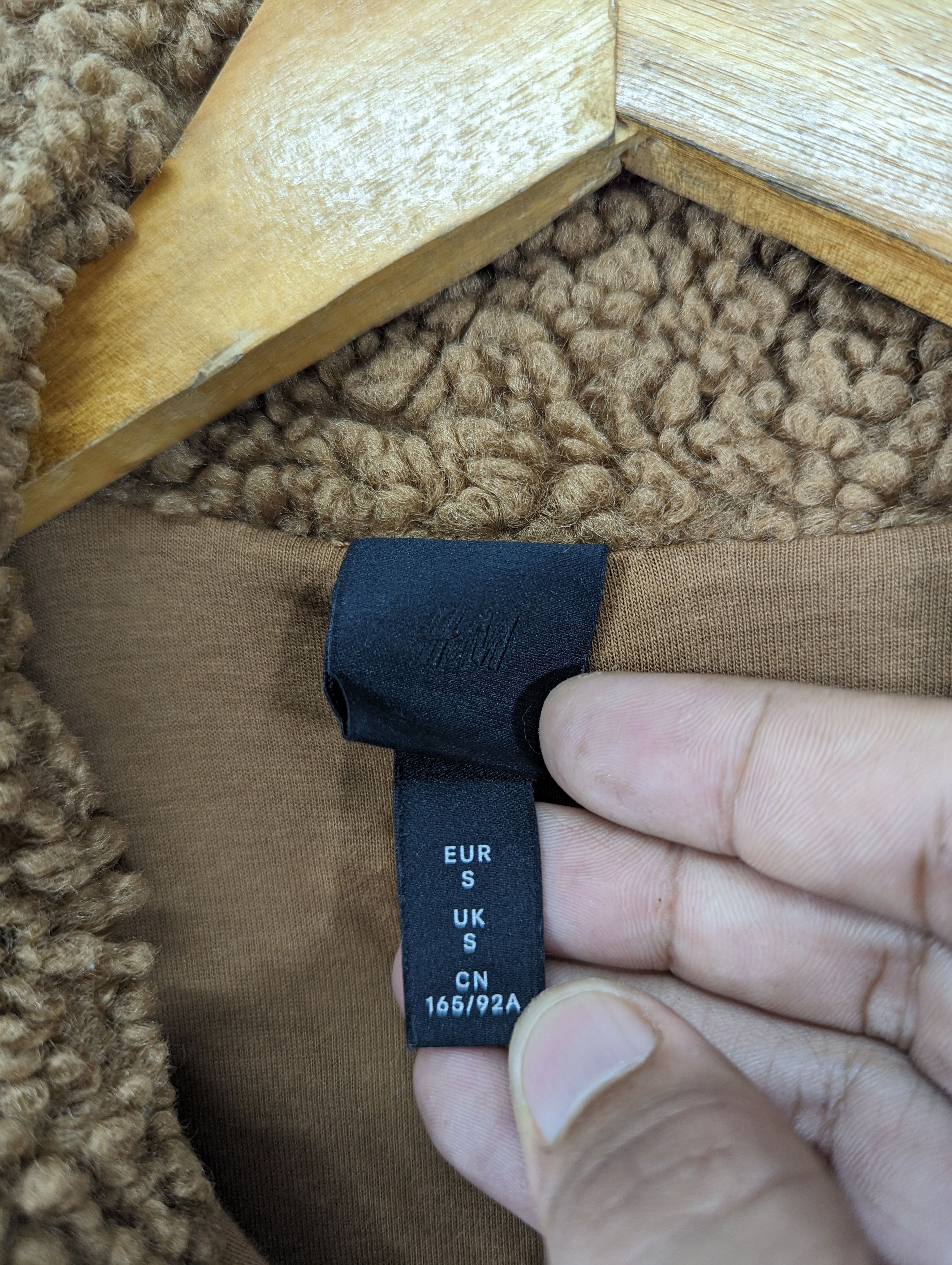 H&M 🔥RARE🔥H&M Sherpa Fleece Deep Pile Zipper Jacket Size US S / EU 44-46 / 1 - 7 Thumbnail