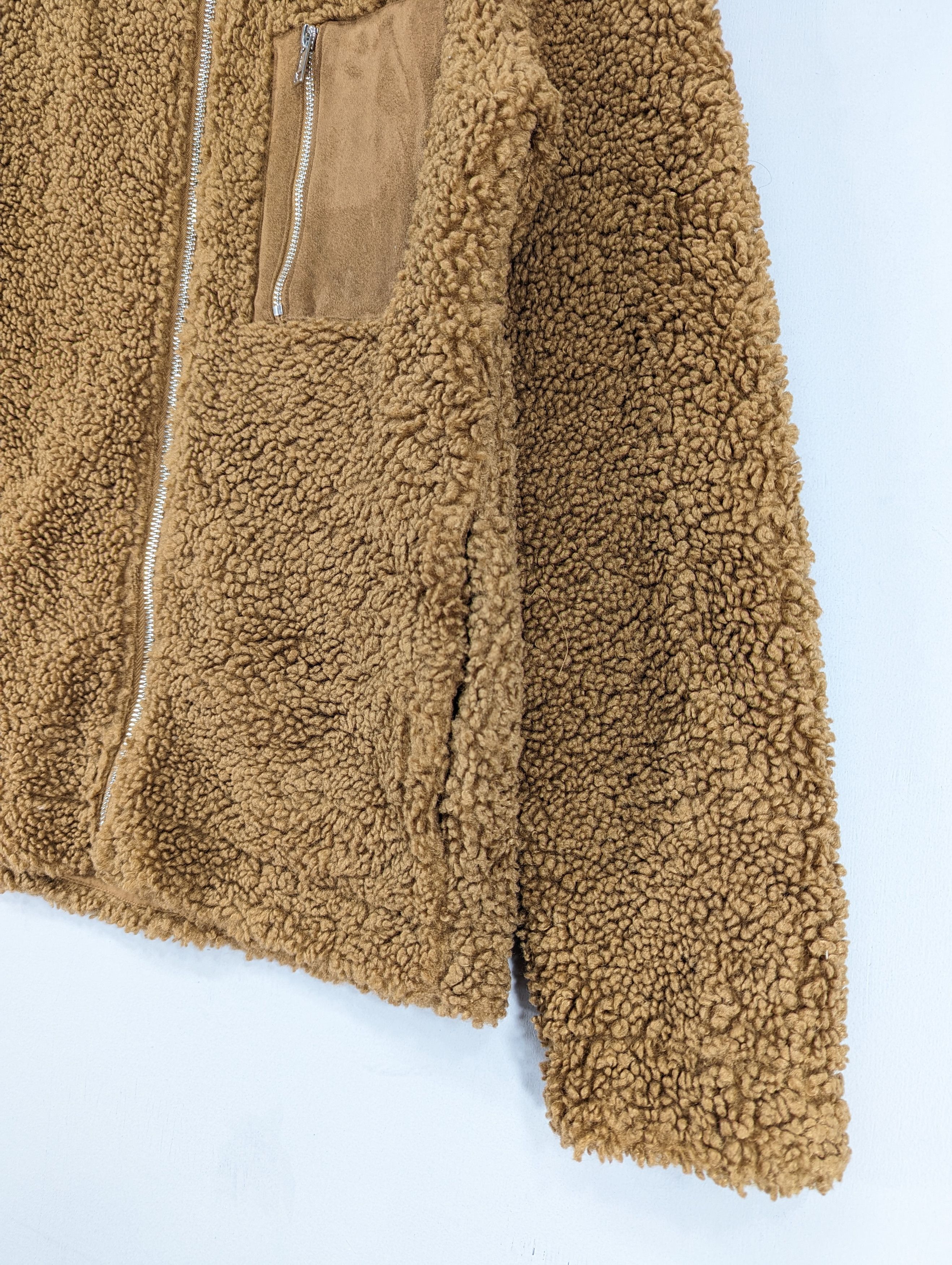 H&M 🔥RARE🔥H&M Sherpa Fleece Deep Pile Zipper Jacket Size US S / EU 44-46 / 1 - 4 Thumbnail