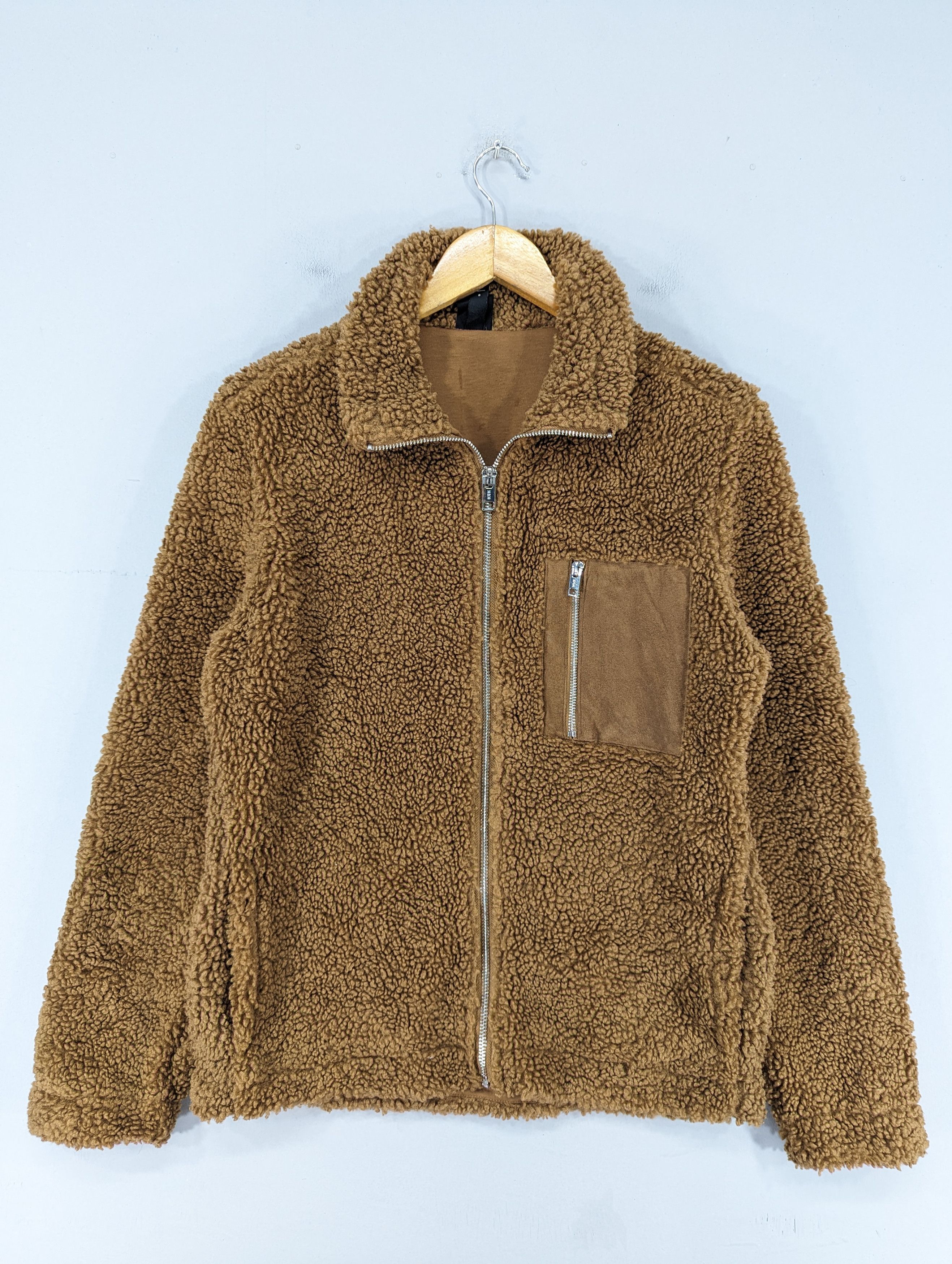 H&M 🔥RARE🔥H&M Sherpa Fleece Deep Pile Zipper Jacket Size US S / EU 44-46 / 1 - 1 Thumbnail
