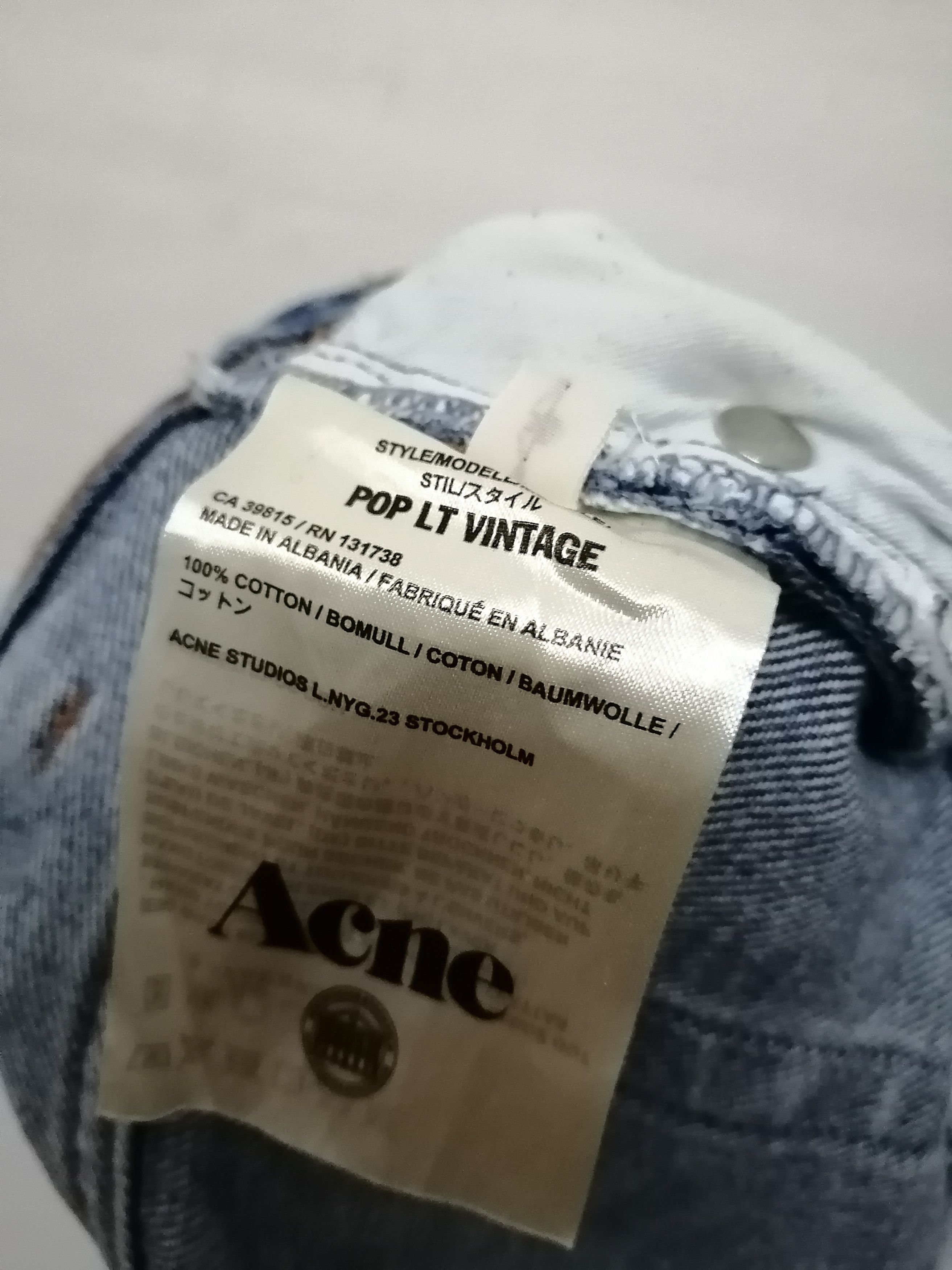ACNE STUDIOS 3 Quarter Jeans