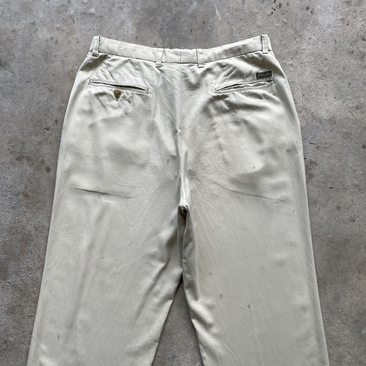 Burberry Vintage Burberry London Cream Trousers Casual Pants W30 Size US 30 / EU 46 - 10 Thumbnail