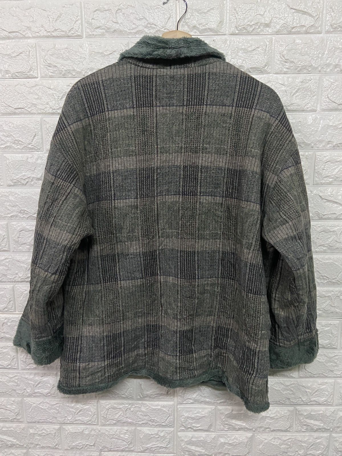 Vintage Vintage Wool Sherpa Japanese Noragi Cardigan Made in Japan Size US M / EU 48-50 / 2 - 2 Thumbnail