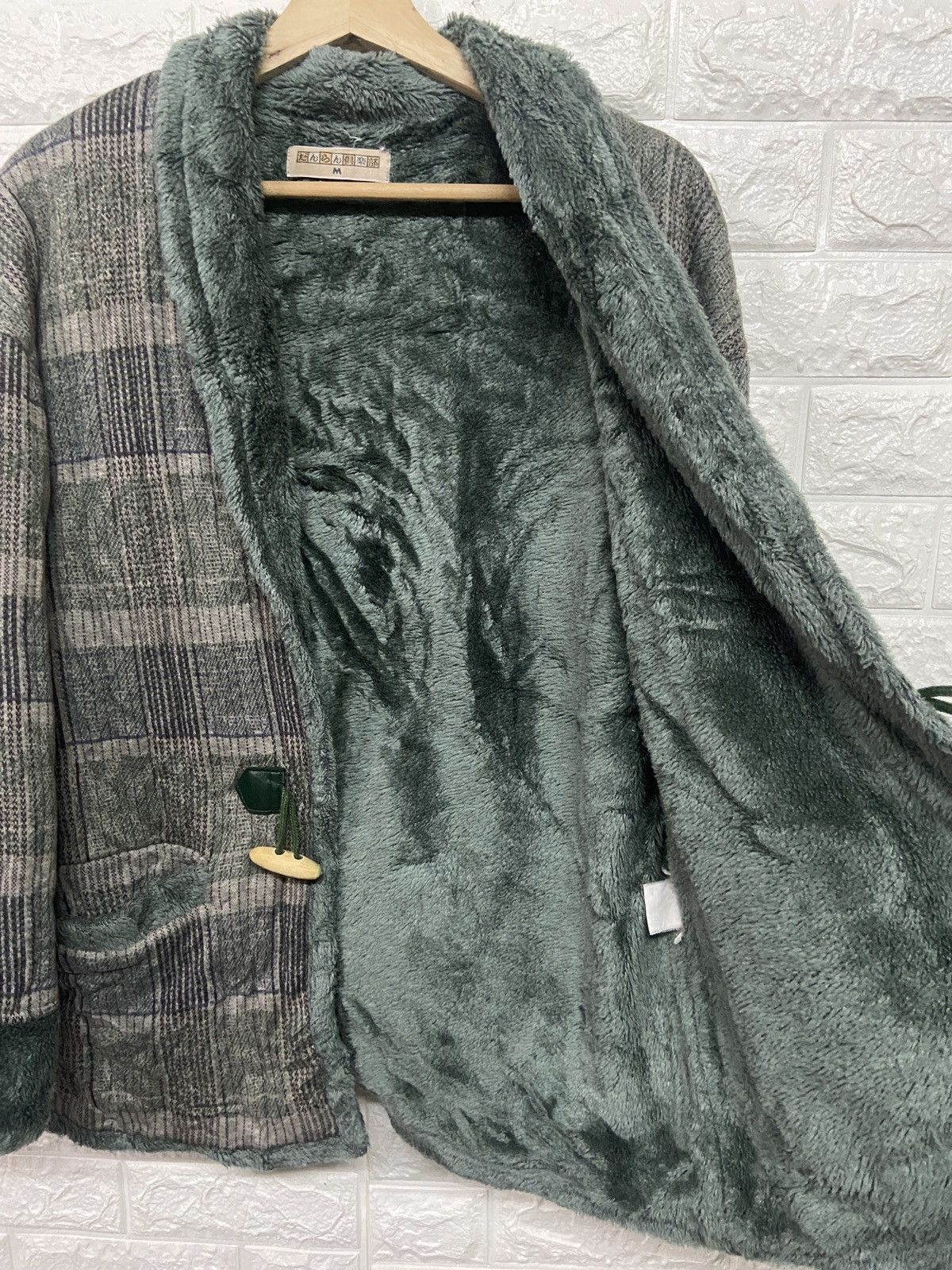 Vintage Vintage Wool Sherpa Japanese Noragi Cardigan Made in Japan Size US M / EU 48-50 / 2 - 4 Thumbnail