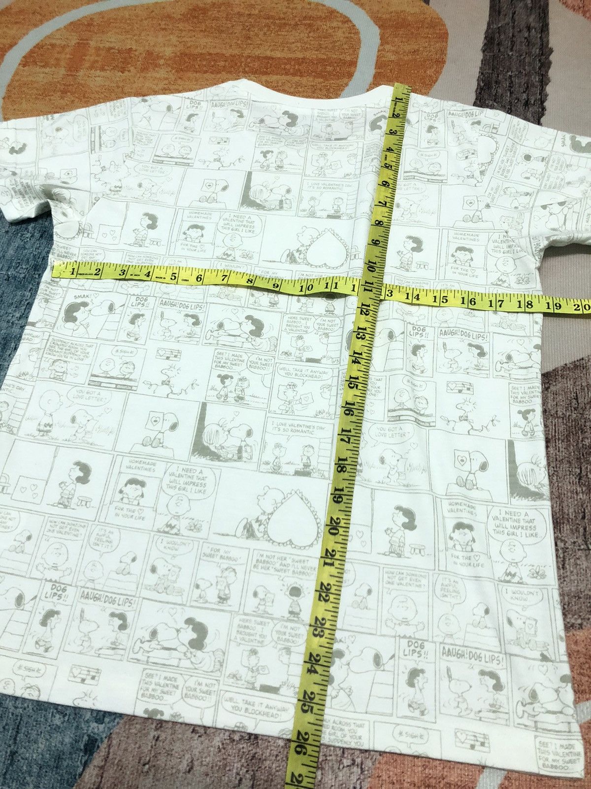 Peanuts × Vintage VINTAGE PEANUT COMIC BOOK OVER PRINT SHIRT Size US S / EU 44-46 / 1 - 8 Thumbnail