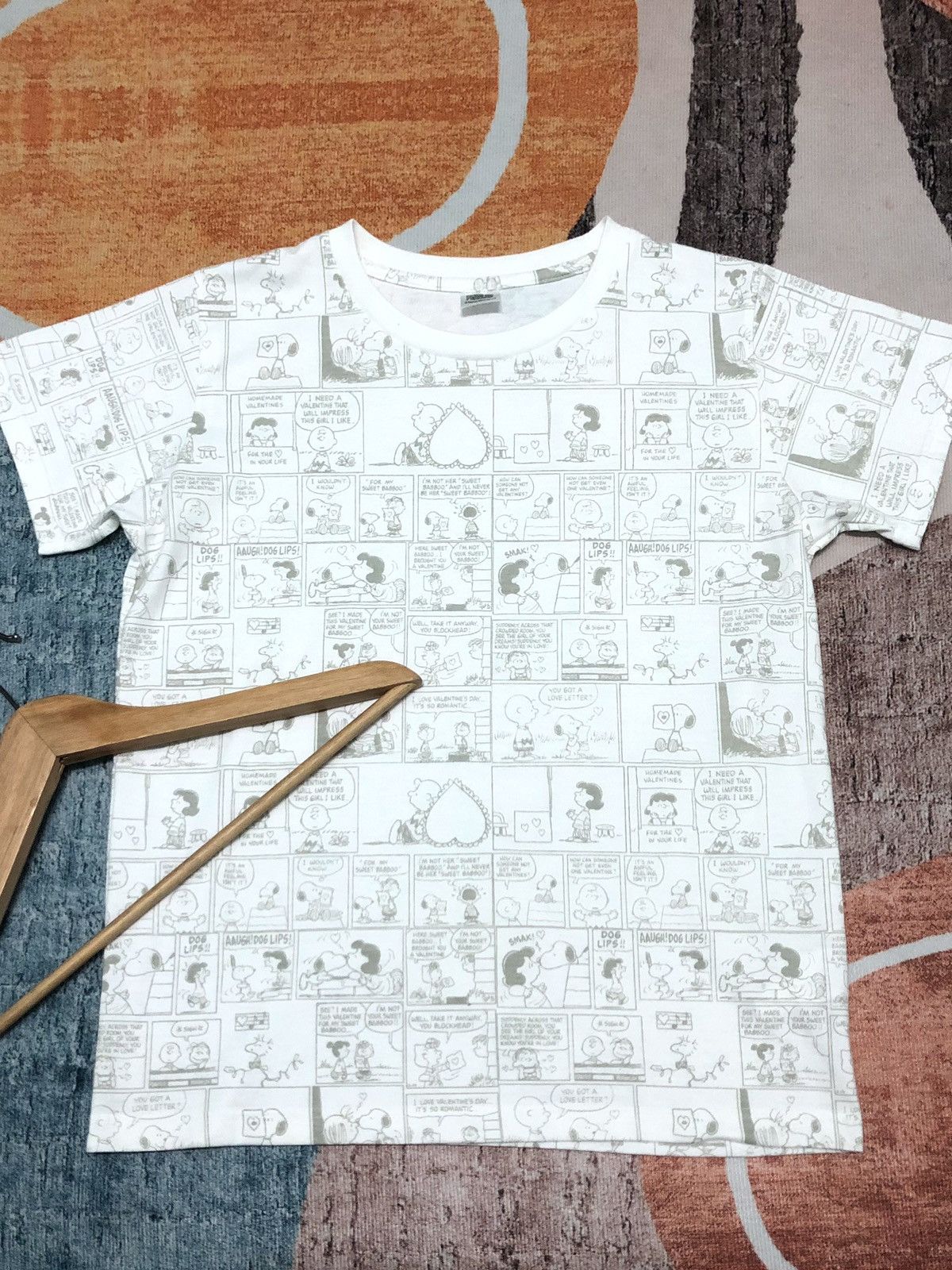 Peanuts × Vintage VINTAGE PEANUT COMIC BOOK OVER PRINT SHIRT Size US S / EU 44-46 / 1 - 1 Thumbnail