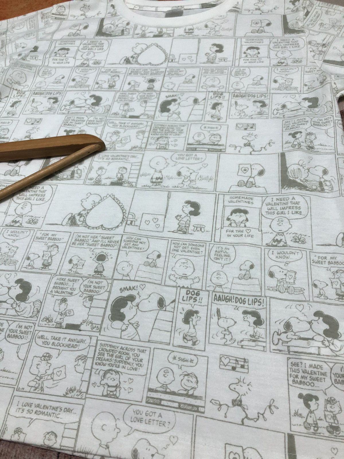 Peanuts × Vintage VINTAGE PEANUT COMIC BOOK OVER PRINT SHIRT Size US S / EU 44-46 / 1 - 2 Thumbnail