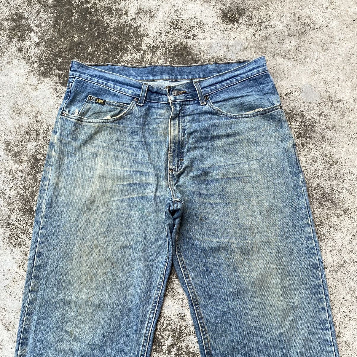 Japanese Brand × Jean × Vintage Vintage Japanese Lee Faded Washed Distressed Jeans Size US 38 / EU 54 - 4 Thumbnail