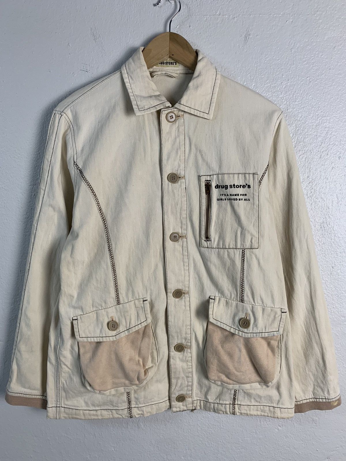 Japanese Brand Drug Store’s Spellout Jacket Size US M / EU 48-50 / 2 - 7 Thumbnail