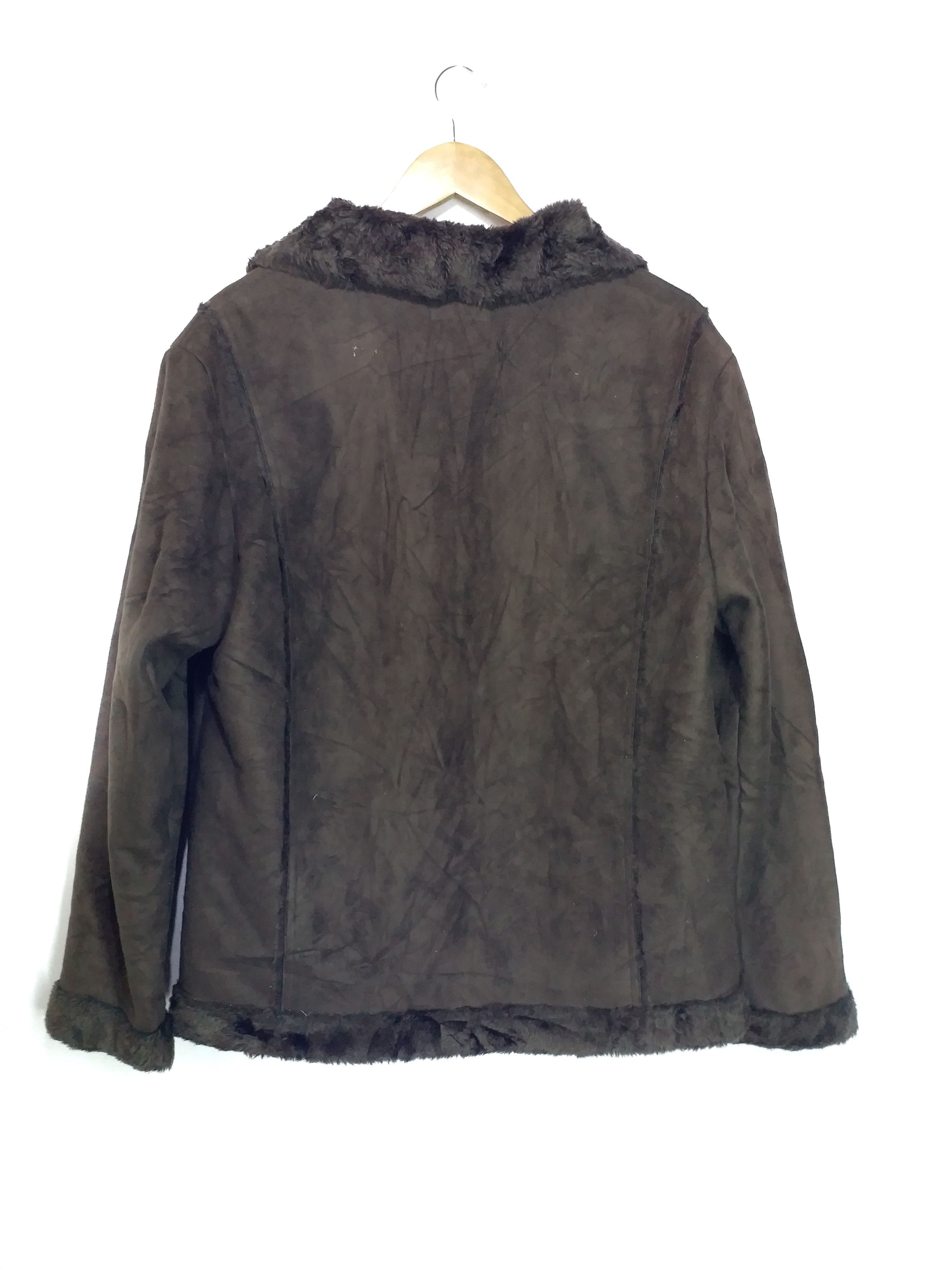 Japanese Brand ❌DELETE TODAY❌Shearling Coat Warmer Sherpa Brown Colour M Size US M / EU 48-50 / 2 - 2 Thumbnail