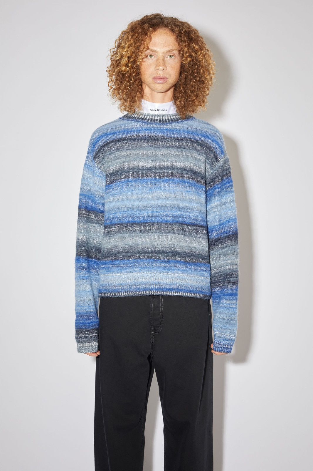 New Acne Studios Striped Knit Sweater Medium