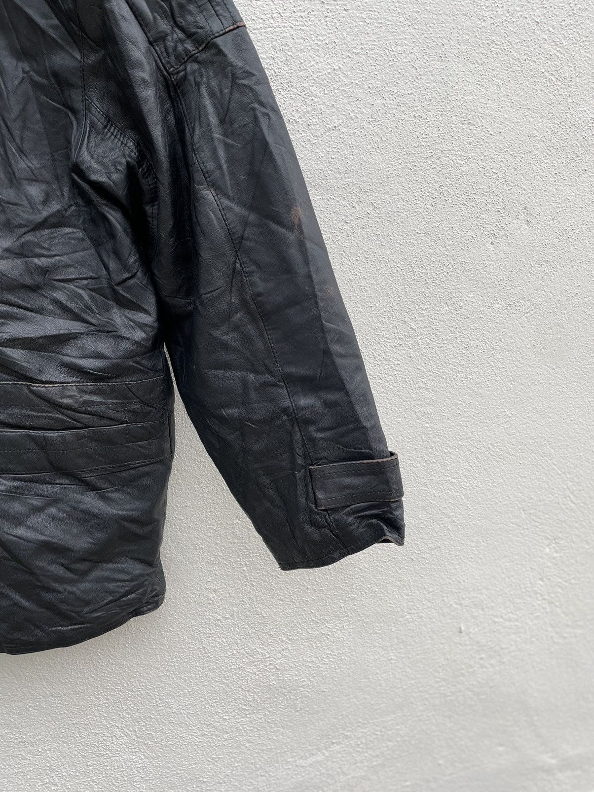 Designer × Vintage Vintage Ciesse Piumini Down Leather Jacket Size US S / EU 44-46 / 1 - 2 Thumbnail