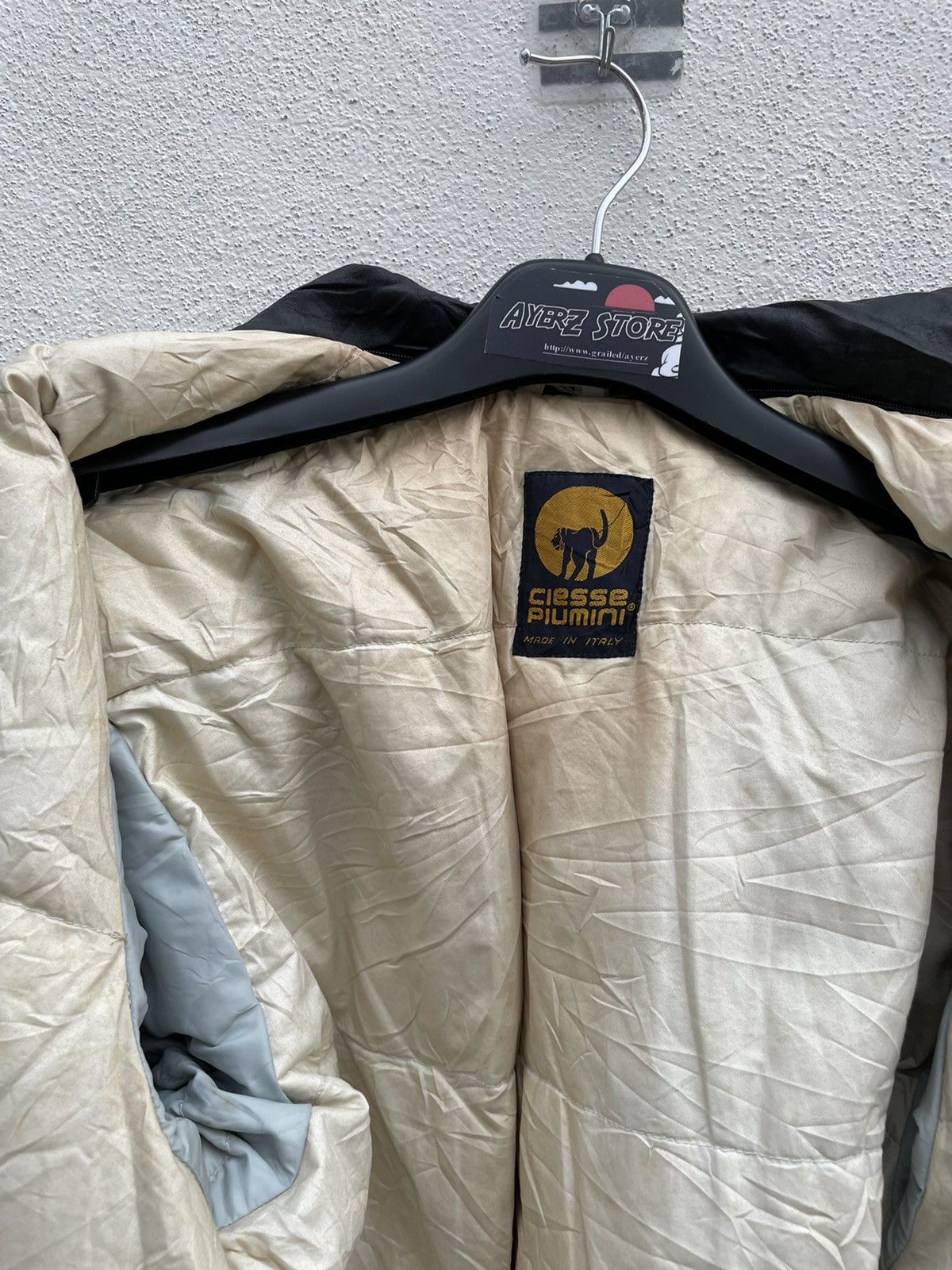 Designer × Vintage Vintage Ciesse Piumini Down Leather Jacket Size US S / EU 44-46 / 1 - 7 Thumbnail