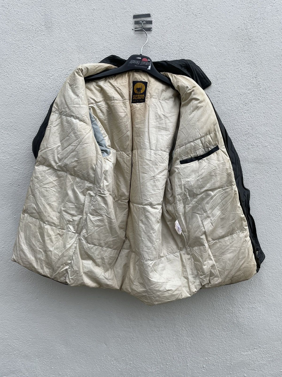Designer × Vintage Vintage Ciesse Piumini Down Leather Jacket Size US S / EU 44-46 / 1 - 6 Thumbnail