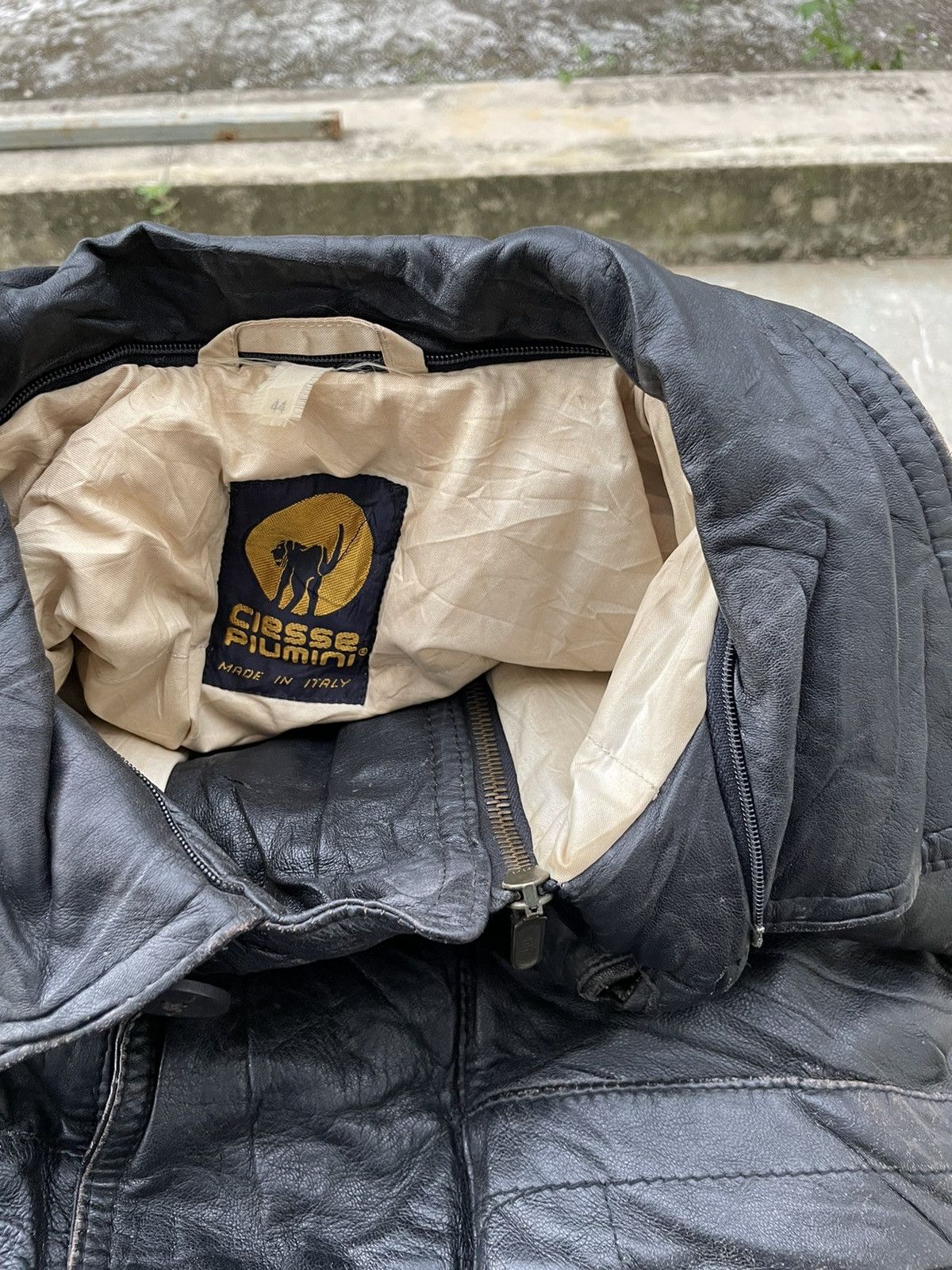 Designer × Vintage Vintage Ciesse Piumini Down Leather Jacket Size US S / EU 44-46 / 1 - 19 Thumbnail