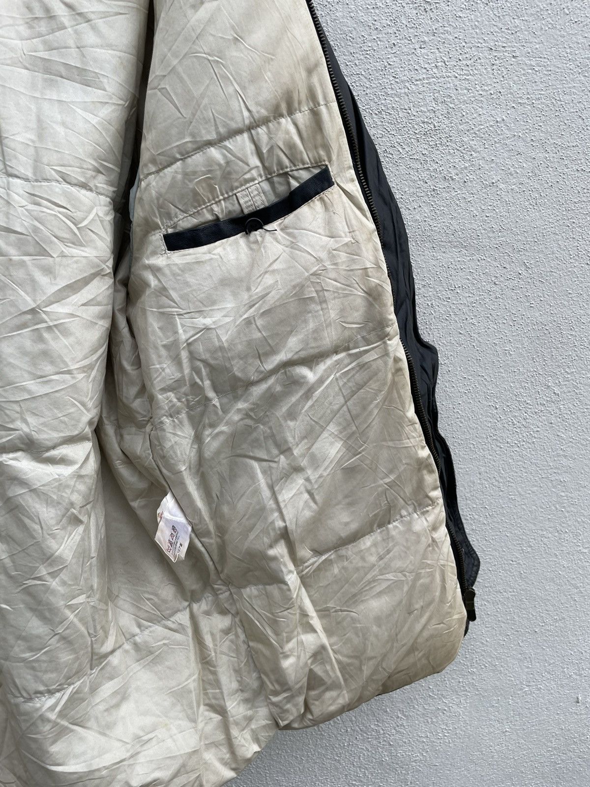 Designer × Vintage Vintage Ciesse Piumini Down Leather Jacket Size US S / EU 44-46 / 1 - 9 Thumbnail