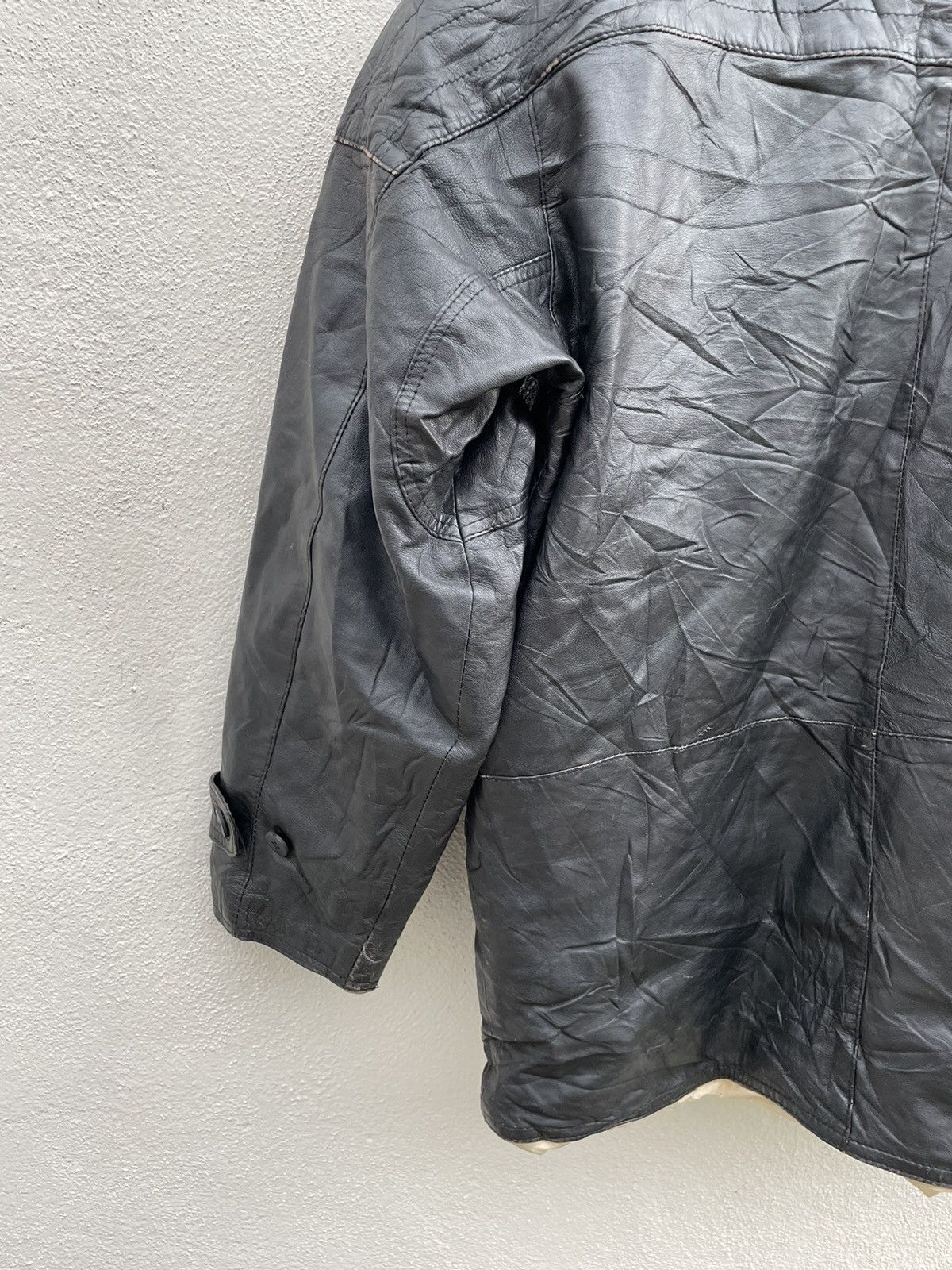 Designer × Vintage Vintage Ciesse Piumini Down Leather Jacket Size US S / EU 44-46 / 1 - 12 Thumbnail