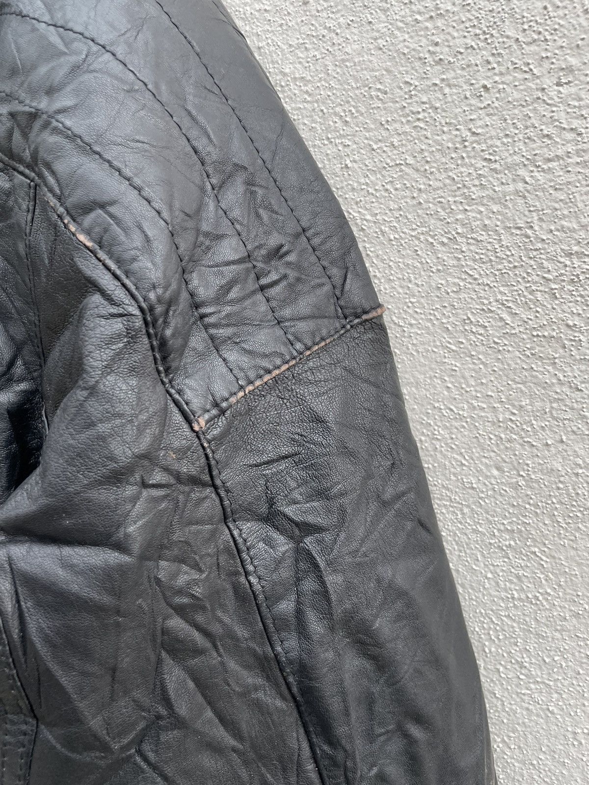 Designer × Vintage Vintage Ciesse Piumini Down Leather Jacket Size US S / EU 44-46 / 1 - 13 Thumbnail