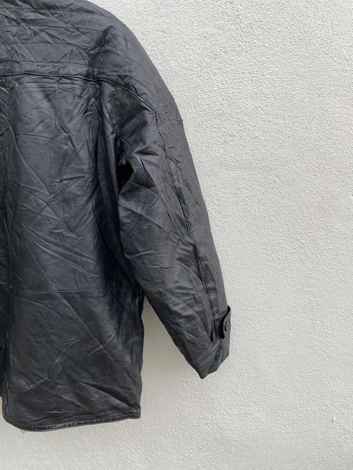 Designer × Vintage Vintage Ciesse Piumini Down Leather Jacket Size US S / EU 44-46 / 1 - 11 Thumbnail
