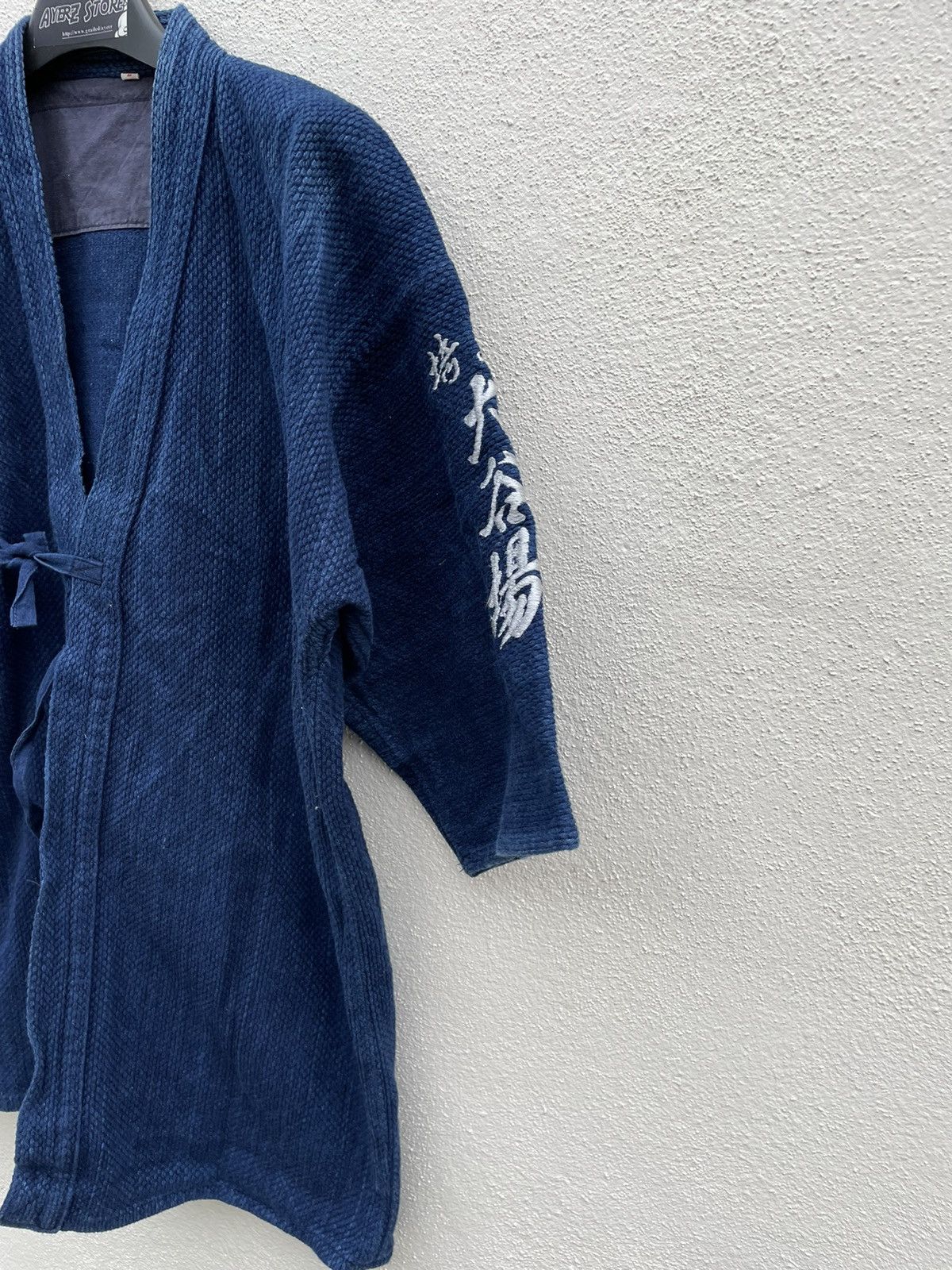 Indigo × Japanese Brand Kimono Indigo Sashiko Samurai Jacket Size US M / EU 48-50 / 2 - 5 Thumbnail