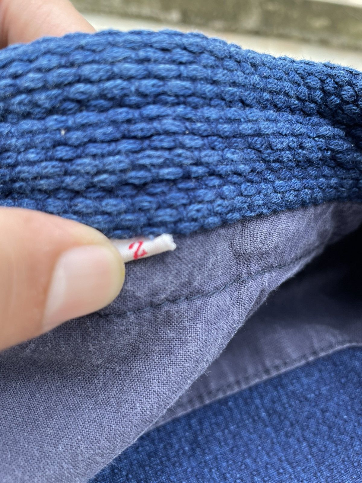 Indigo × Japanese Brand Kimono Indigo Sashiko Samurai Jacket Size US M / EU 48-50 / 2 - 12 Thumbnail