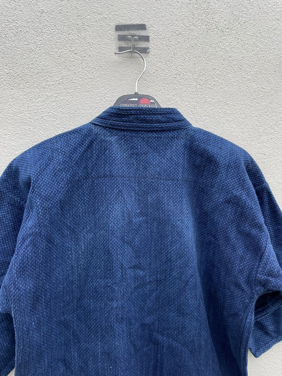 Indigo × Japanese Brand Kimono Indigo Sashiko Samurai Jacket Size US M / EU 48-50 / 2 - 8 Thumbnail