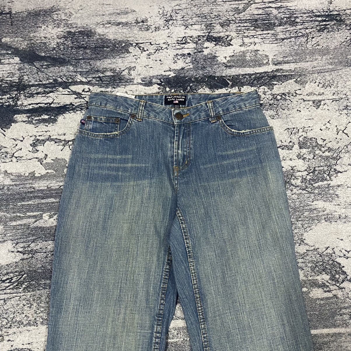 Jean × Ralph Lauren × Vintage Vintage Polo Jeans Ralph Lauren RL Flare Denim Jeans Size 28" / US 6 / IT 42 - 2 Thumbnail