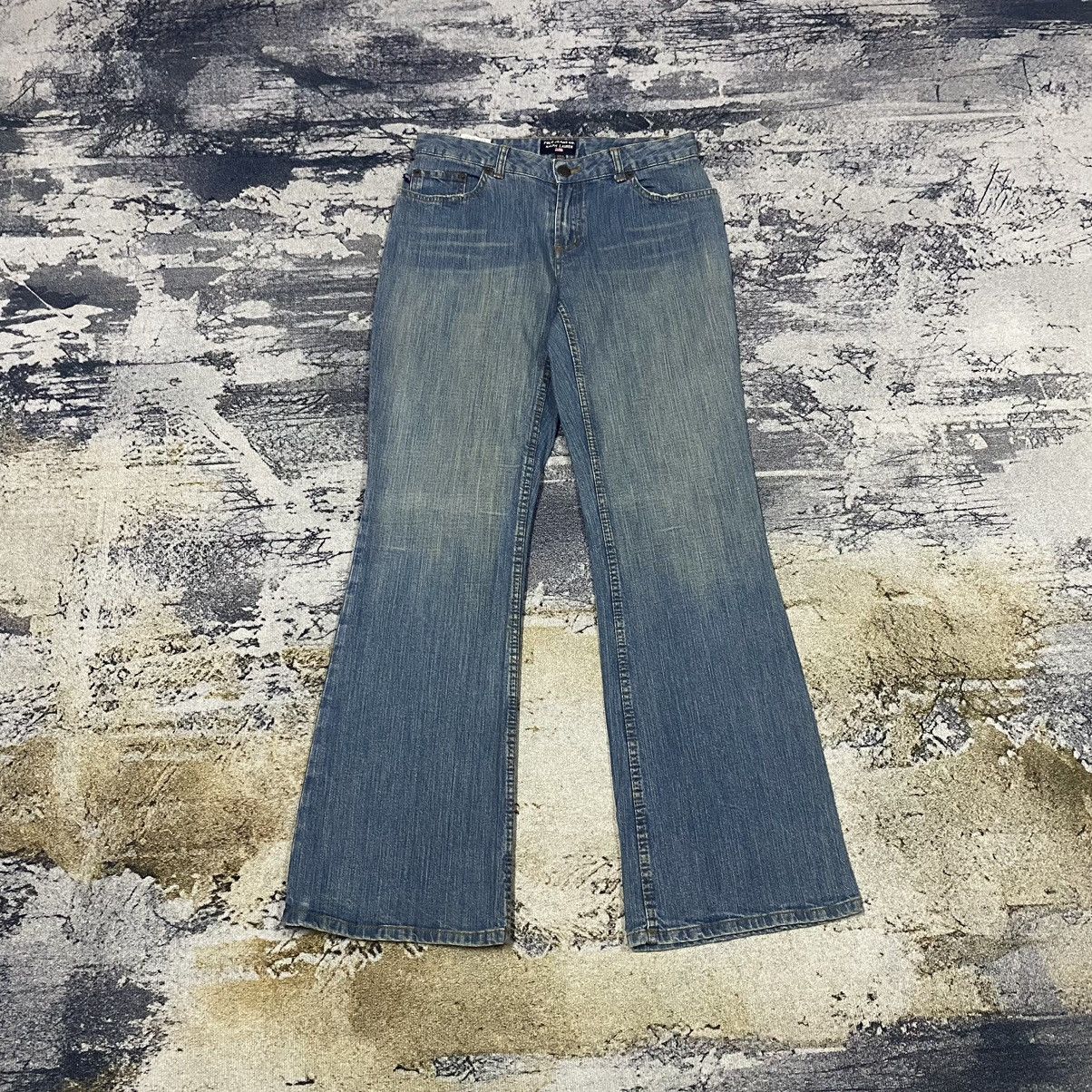 image of Gcw23Vintage Polo Jeans Ralph Laurent Rl Flare Denim Jeans in Fadaed Blue, Women's (Size 28)