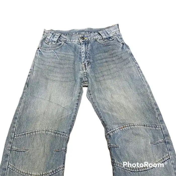 Japanese Brand × Vintage Vintage Light Washed Distressed Denim Biker Pants Size US 29 - 3 Thumbnail