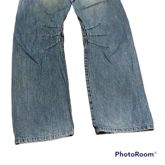 Japanese Brand × Vintage Vintage Light Washed Distressed Denim Biker Pants Size US 29 - 4 Thumbnail