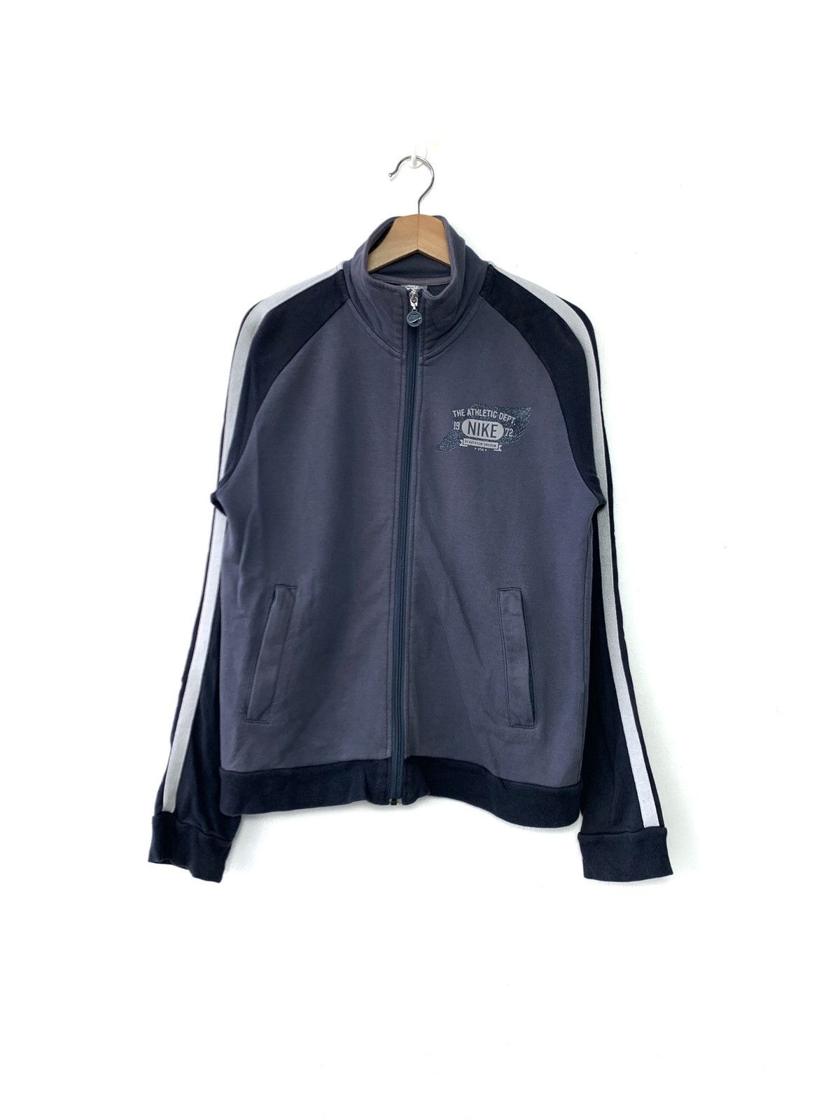 Nike Vintage Y2K Nike Both Logo Zipper Sweater Size US M / EU 48-50 / 2 - 2 Thumbnail