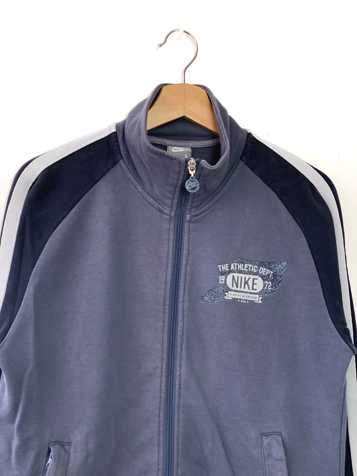 Nike Vintage Y2K Nike Both Logo Zipper Sweater Size US M / EU 48-50 / 2 - 4 Thumbnail