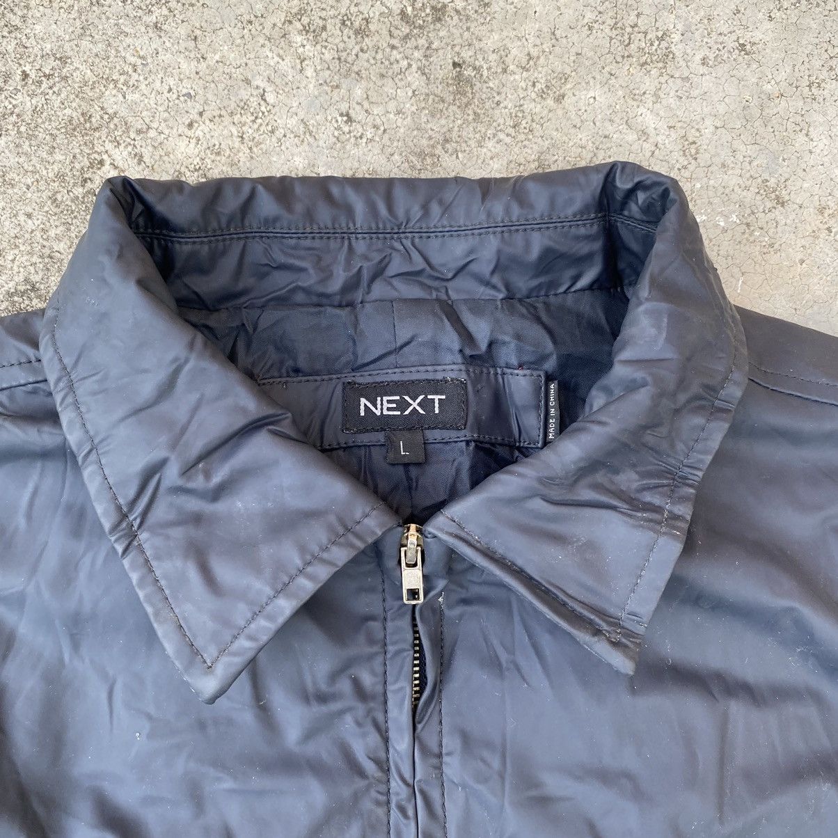 Genuine Leather × Japanese Brand Vintage Japan Next zip up Pu Leather Jacket Size US L / EU 52-54 / 3 - 7 Thumbnail