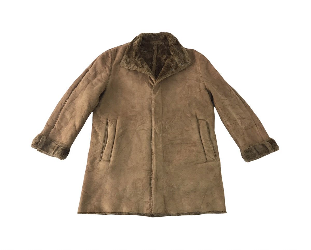 Calvin Klein × Designer Calvin Klein Suede Padded Jacket Designer Brand Sherpa Inner Size US M / EU 48-50 / 2 - 1 Thumbnail