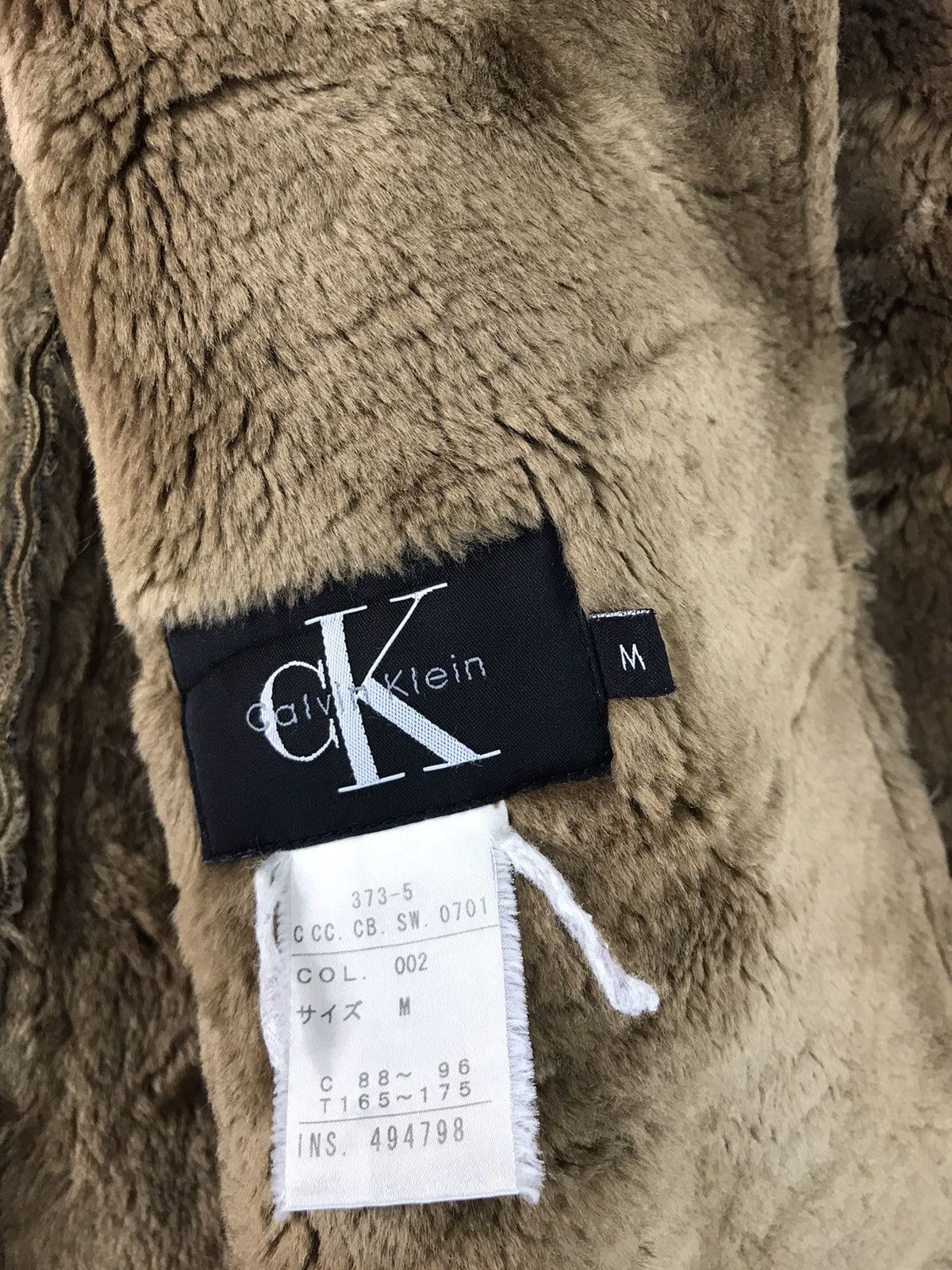 Calvin Klein × Designer Calvin Klein Suede Padded Jacket Designer Brand Sherpa Inner Size US M / EU 48-50 / 2 - 6 Thumbnail