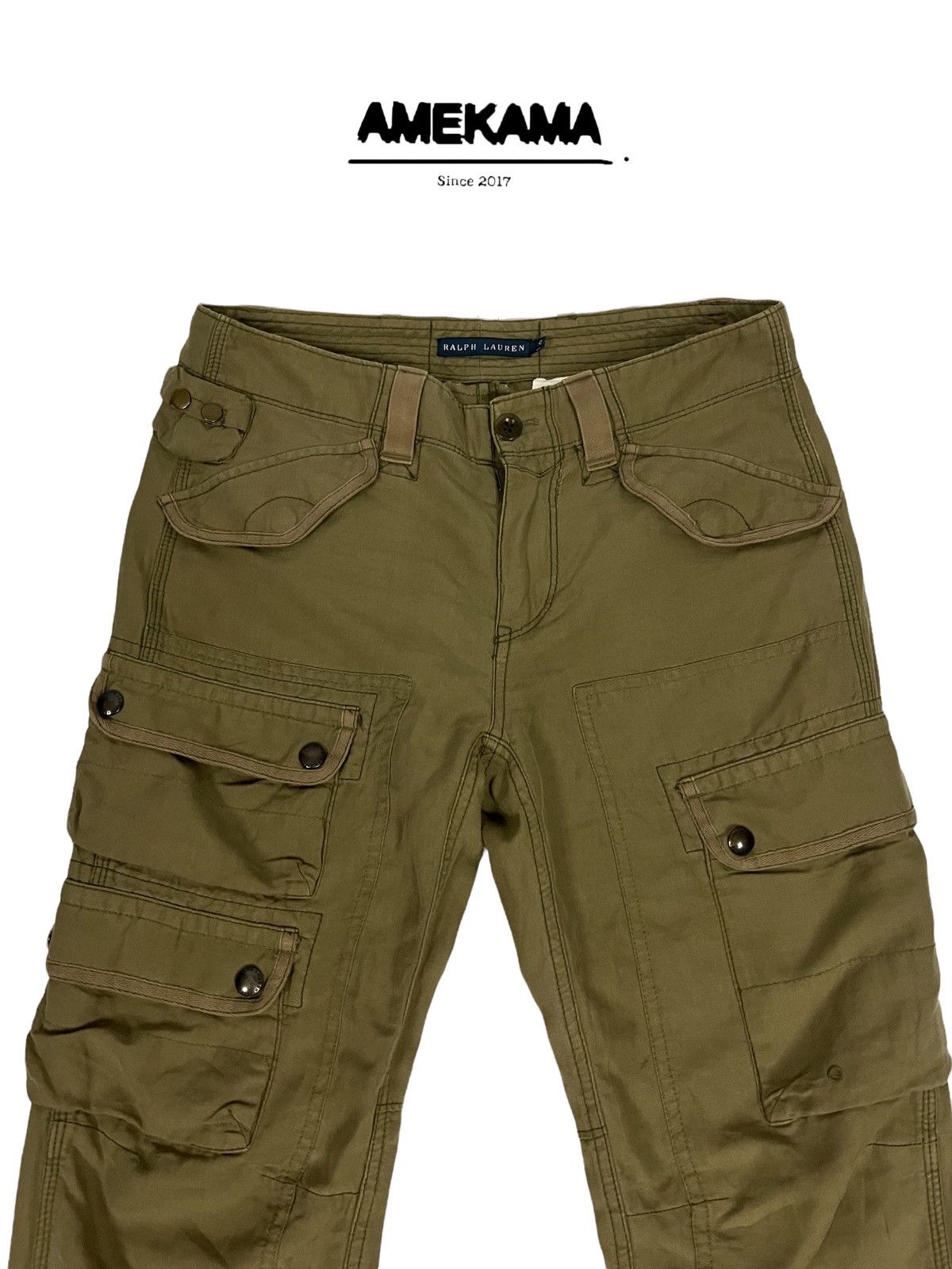 Japanese Brand POLO RALPH LAUREN CARGO PANTS Size US 30 / EU 46 - 3 Thumbnail