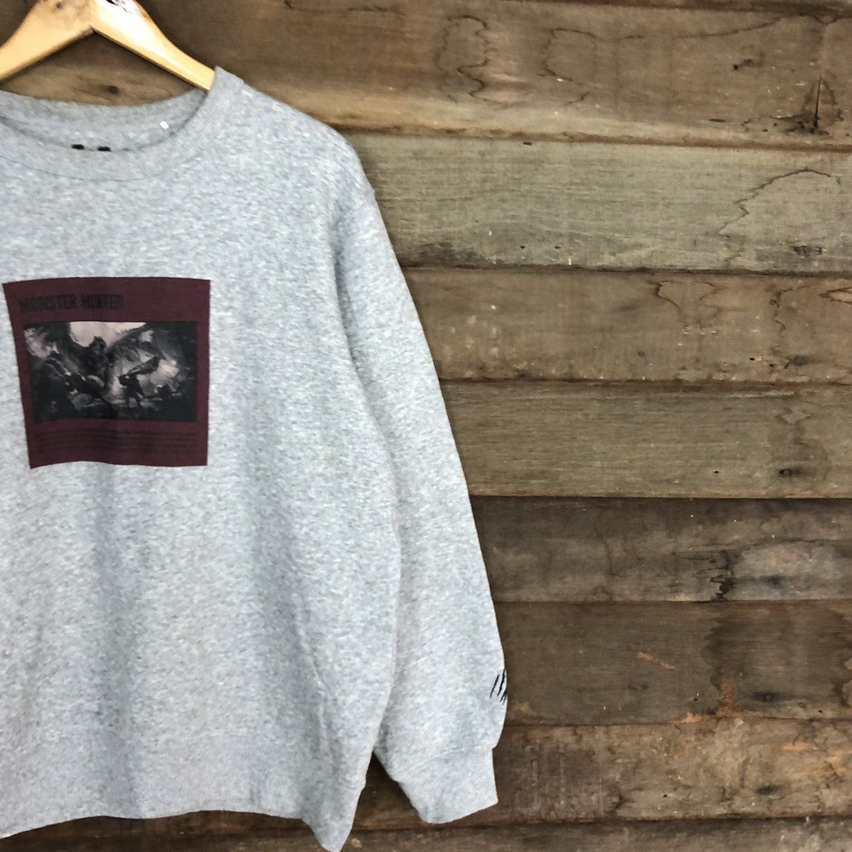 Japanese Brand Monster Hunter capcom game Grey Sweatshirt #408B Size US M / EU 48-50 / 2 - 5 Thumbnail