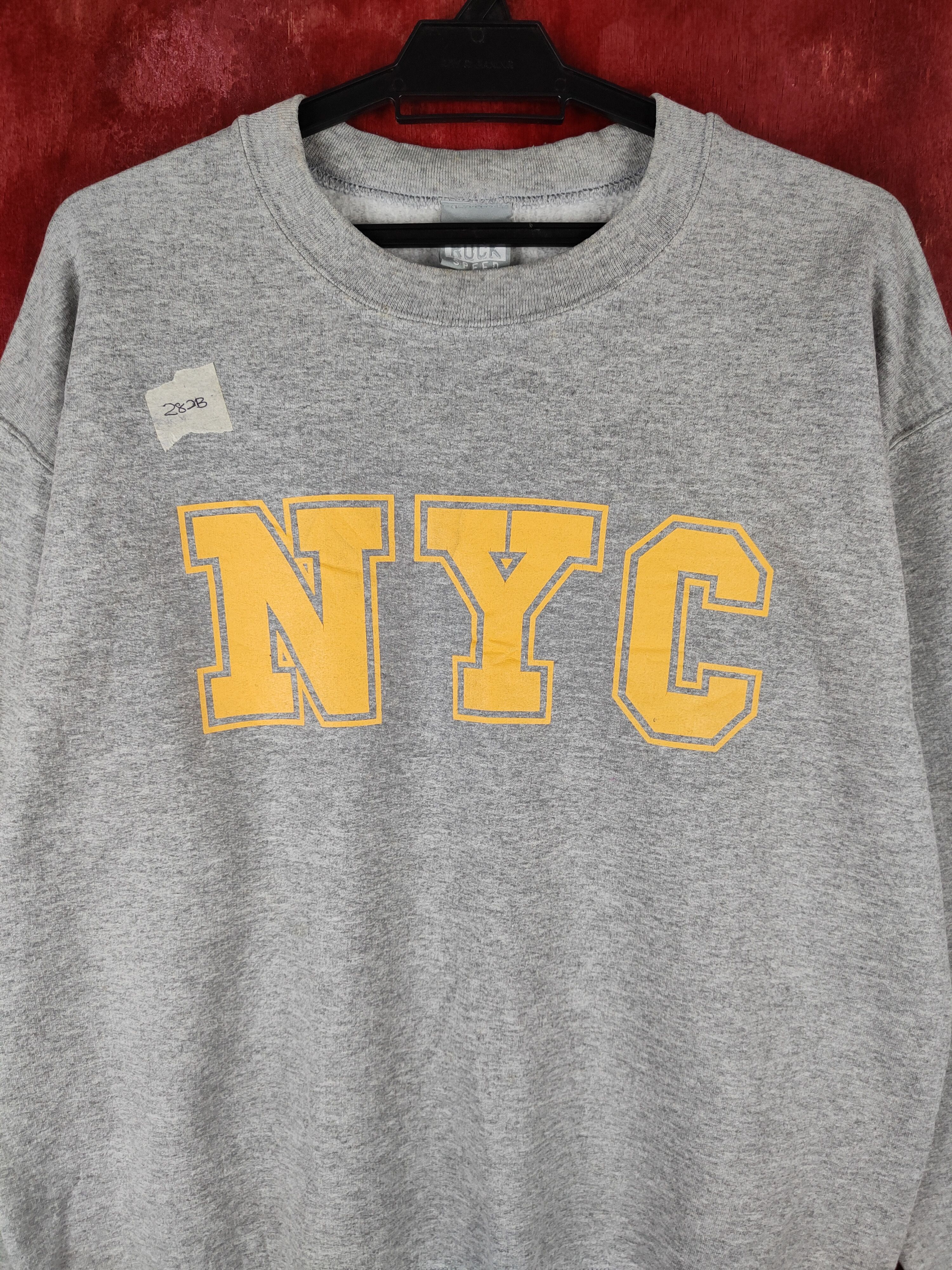 City Streets × Japanese Brand New York City Good Rock Speed Gray NYC Sweatshirt #282B Size US M / EU 48-50 / 2 - 2 Thumbnail