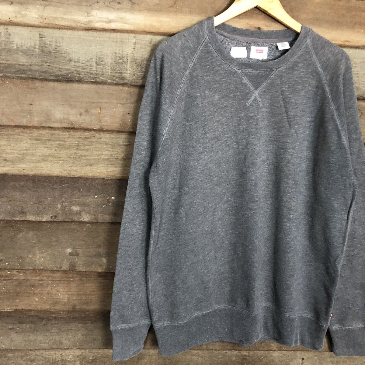 Levi's levis grey plain sweatshirt vintage #134B Size US L / EU 52-54 / 3 - 7 Thumbnail