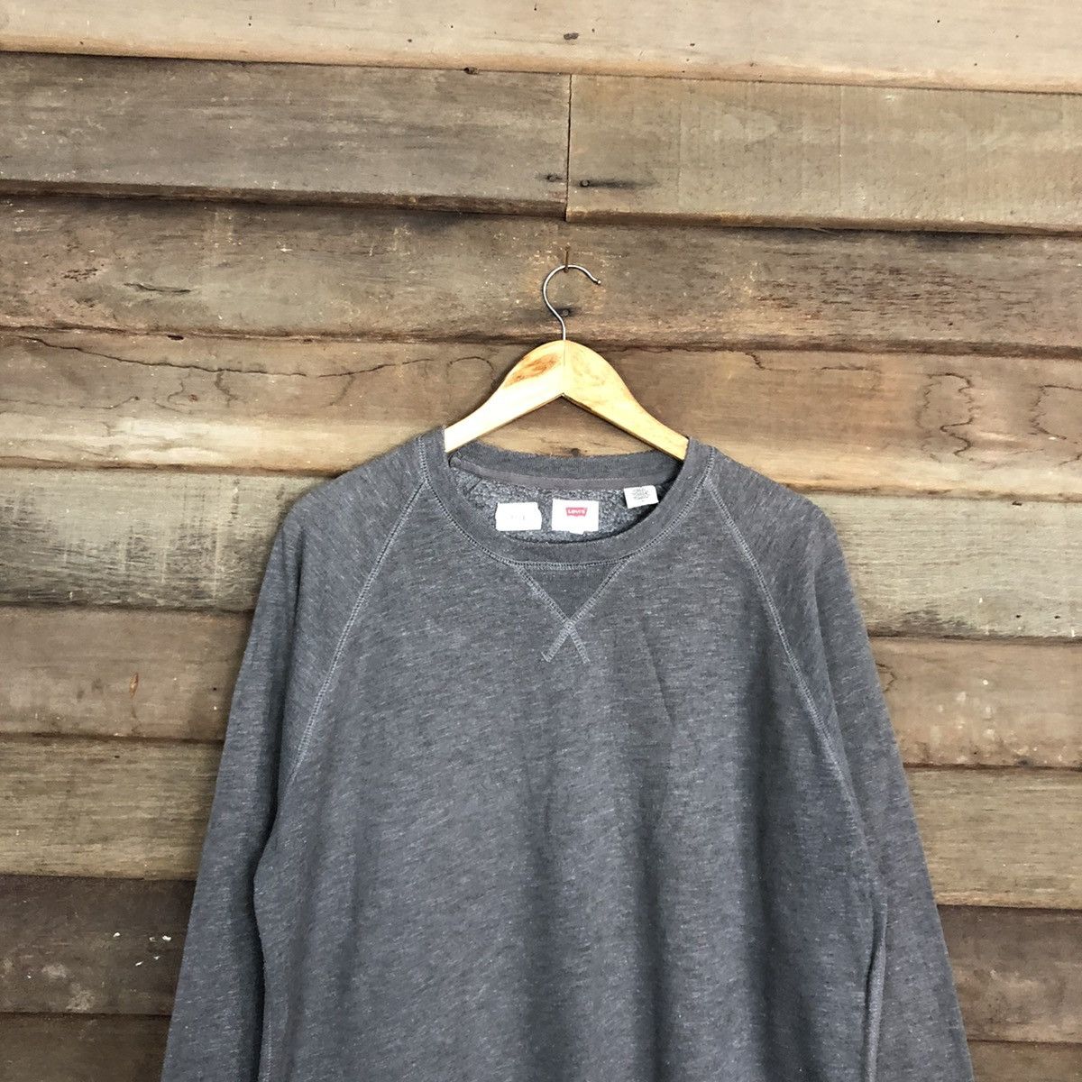 Levi's levis grey plain sweatshirt vintage #134B Size US L / EU 52-54 / 3 - 9 Thumbnail