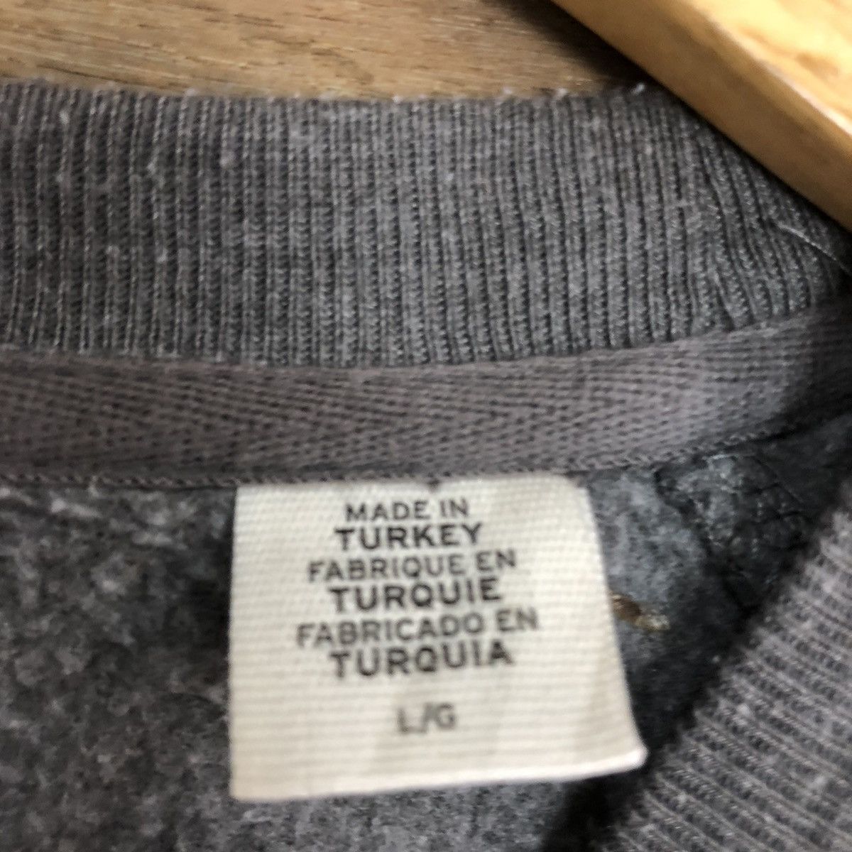 Levi's levis grey plain sweatshirt vintage #134B Size US L / EU 52-54 / 3 - 10 Thumbnail