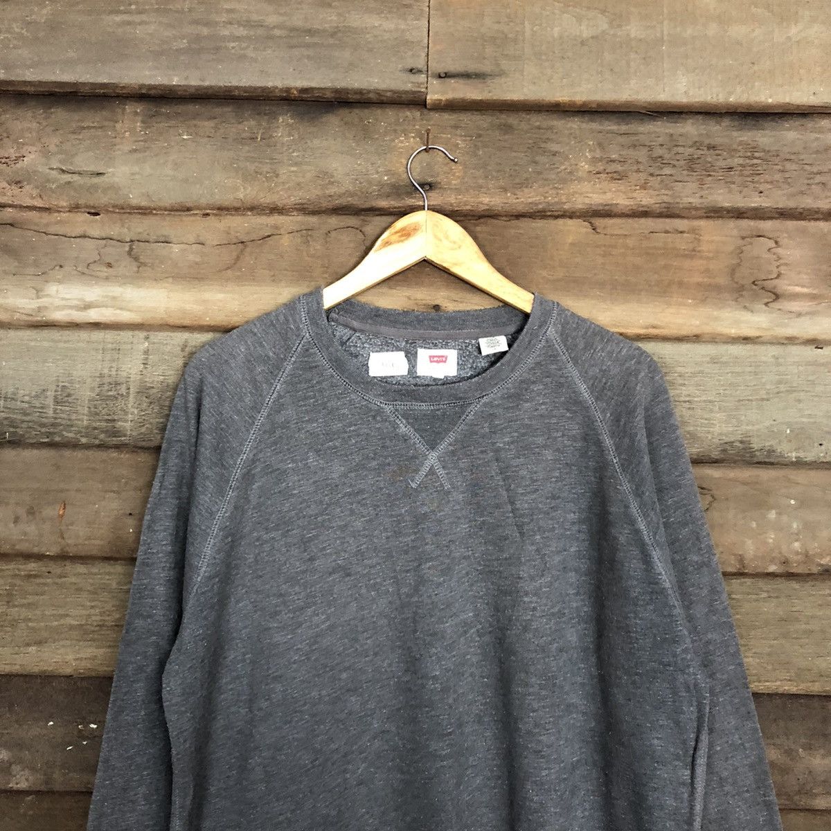 Levi's levis grey plain sweatshirt vintage #134B Size US L / EU 52-54 / 3 - 2 Thumbnail