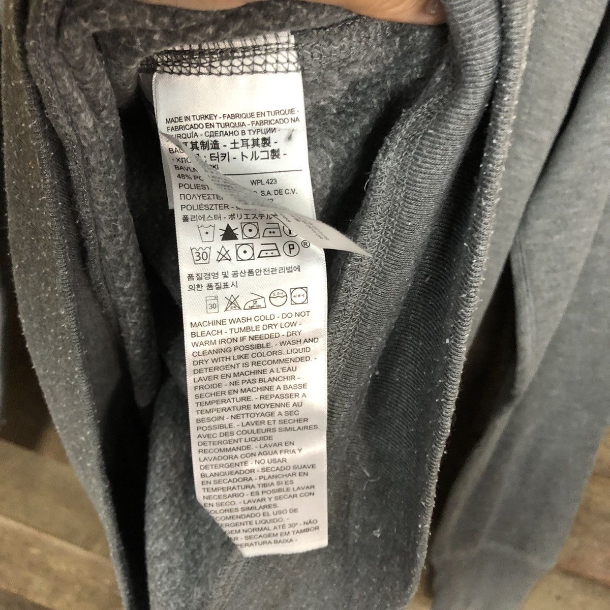 Levi's levis grey plain sweatshirt vintage #134B Size US L / EU 52-54 / 3 - 13 Thumbnail
