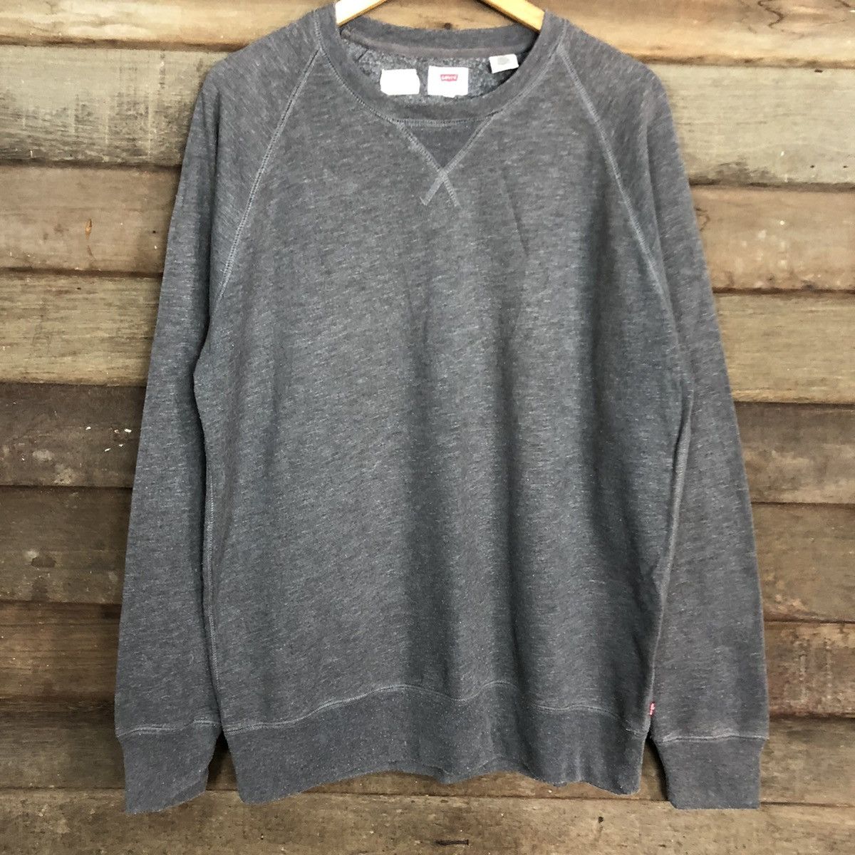 Levi's levis grey plain sweatshirt vintage #134B Size US L / EU 52-54 / 3 - 8 Thumbnail