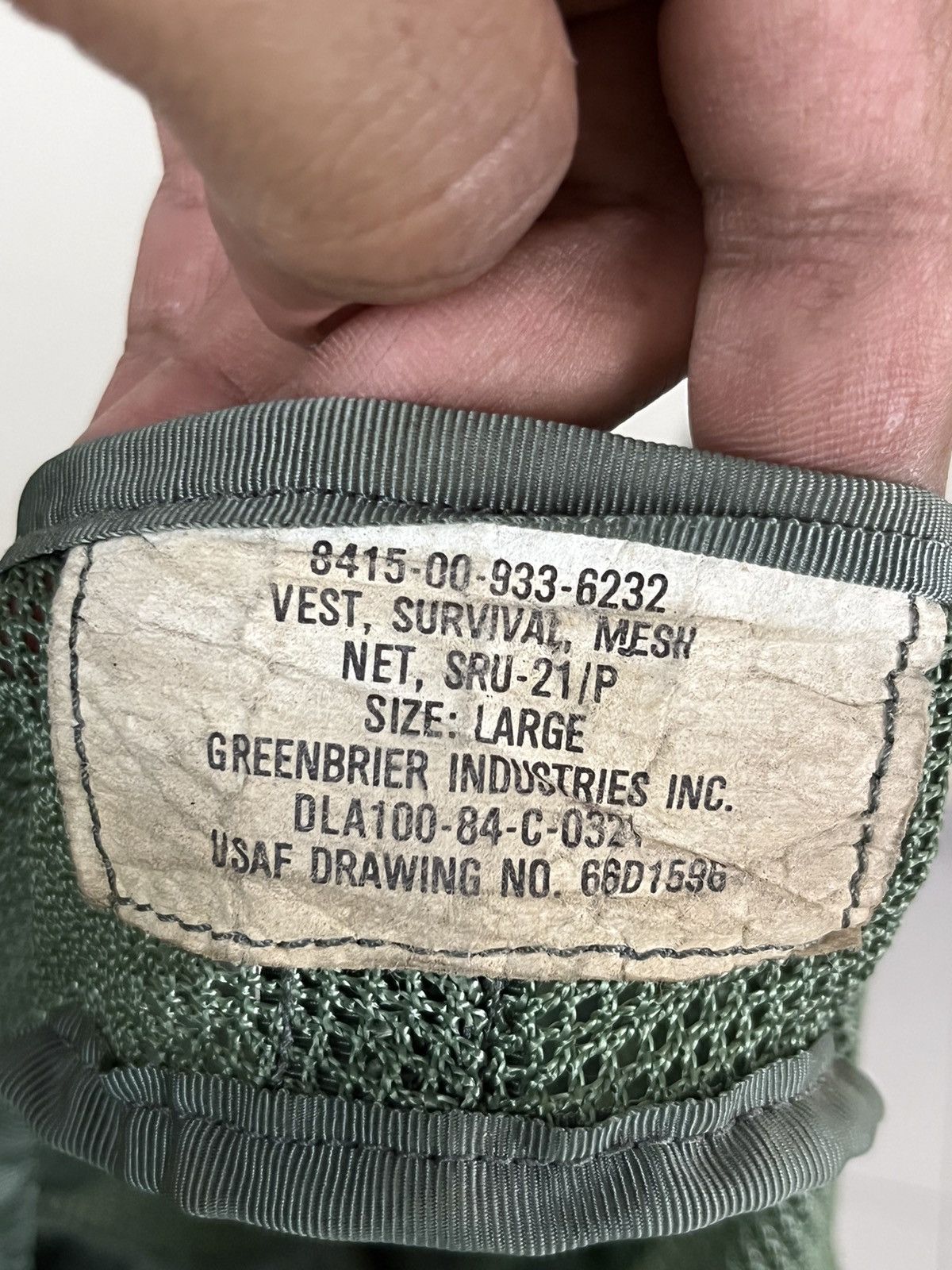 Other Vintage OG USAF Tactical Vest Survival Mesh Size US M / EU 48-50 / 2 - 13 Thumbnail