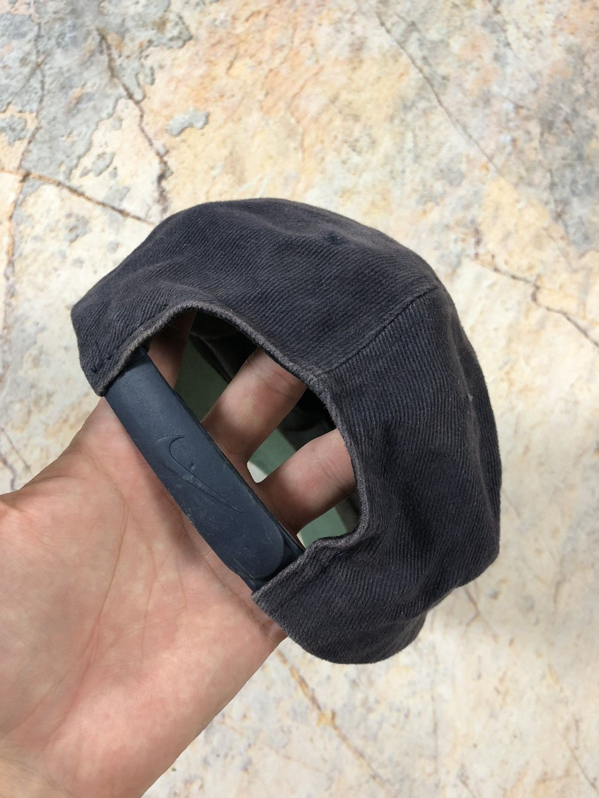 Nike × Vintage Nike vintage black logo cap Size ONE SIZE - 4 Thumbnail