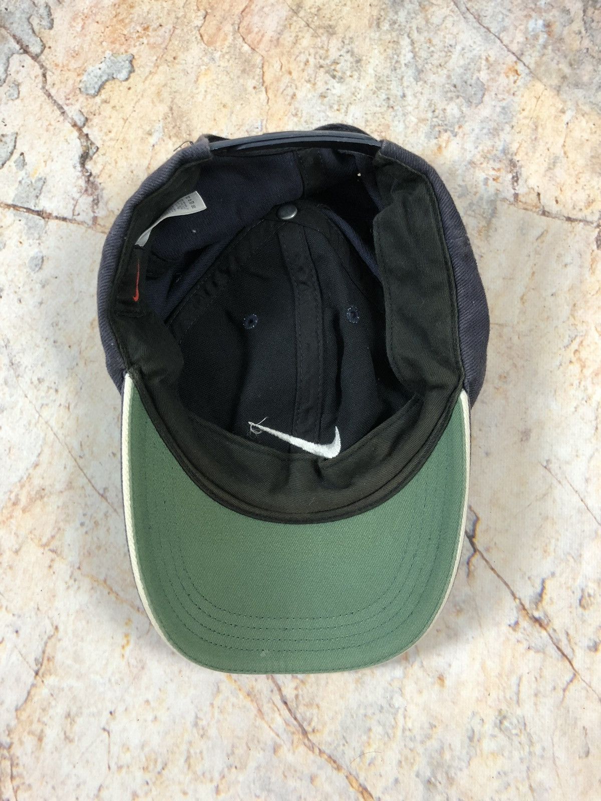Nike × Vintage Nike vintage black logo cap Size ONE SIZE - 5 Thumbnail