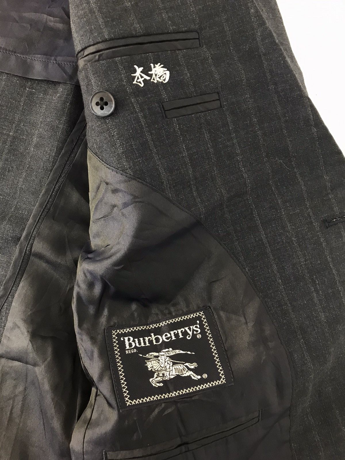 Burberry × Designer Burberrys Luxury Blazer Coat Jacket Style Workwear Size 46R - 6 Thumbnail