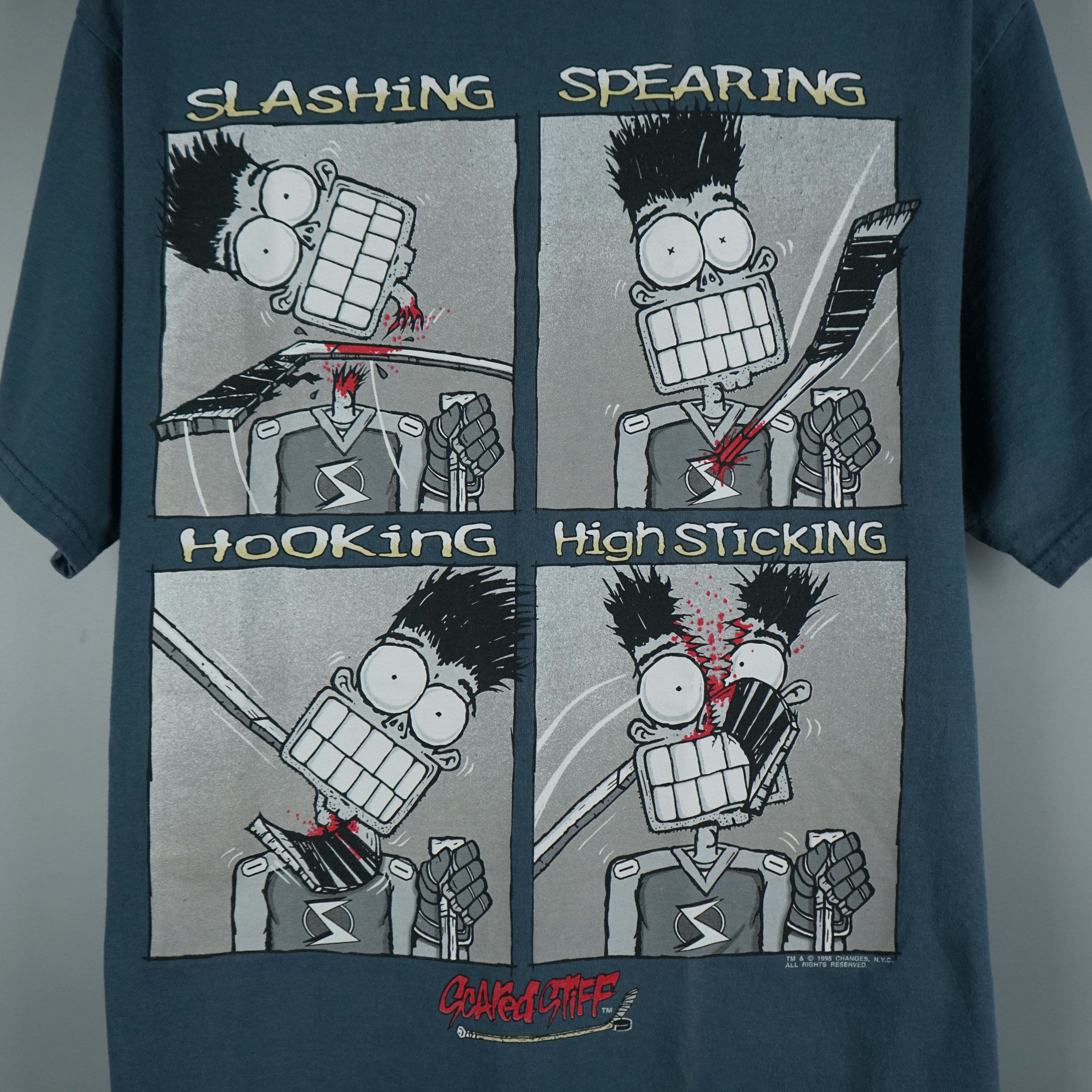 Vintage 1995 Scared Stiff t shirt movie tee Size US M / EU 48-50 / 2 - 2 Thumbnail