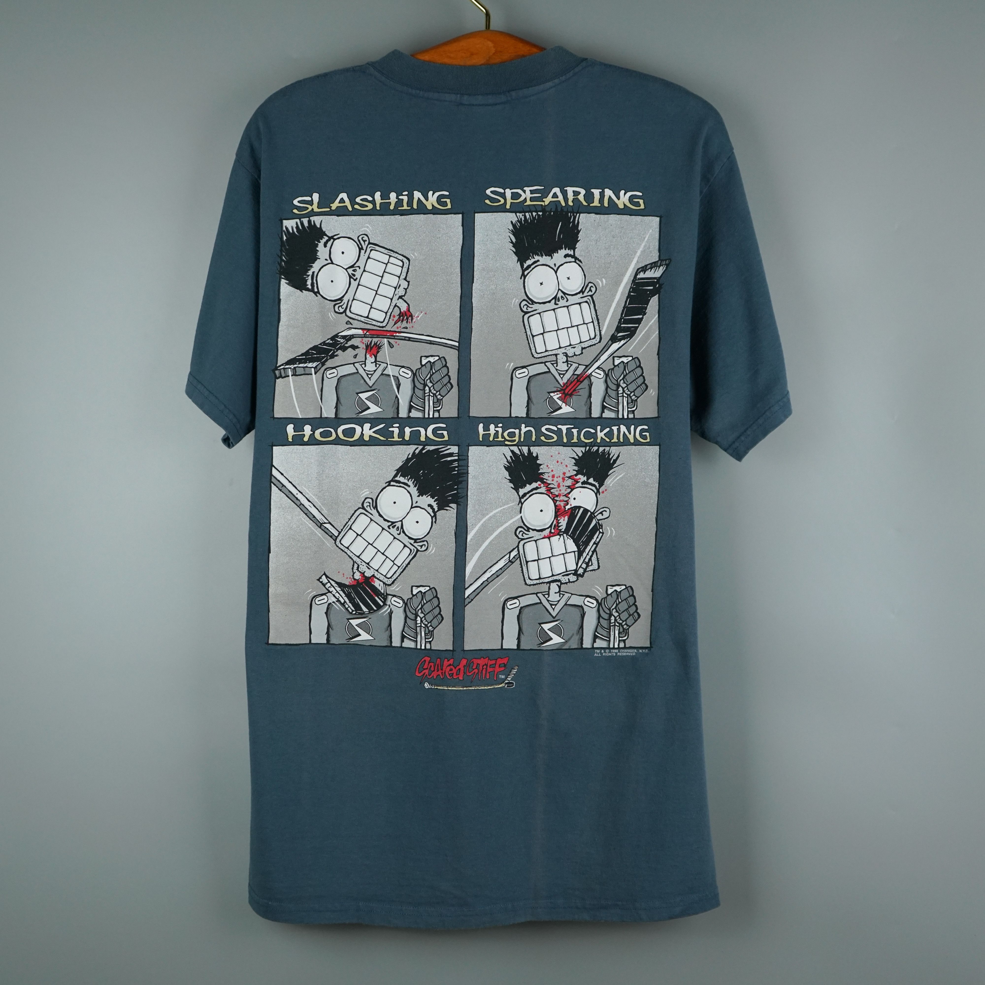 Vintage 1995 Scared Stiff t shirt movie tee Size US M / EU 48-50 / 2 - 1 Thumbnail